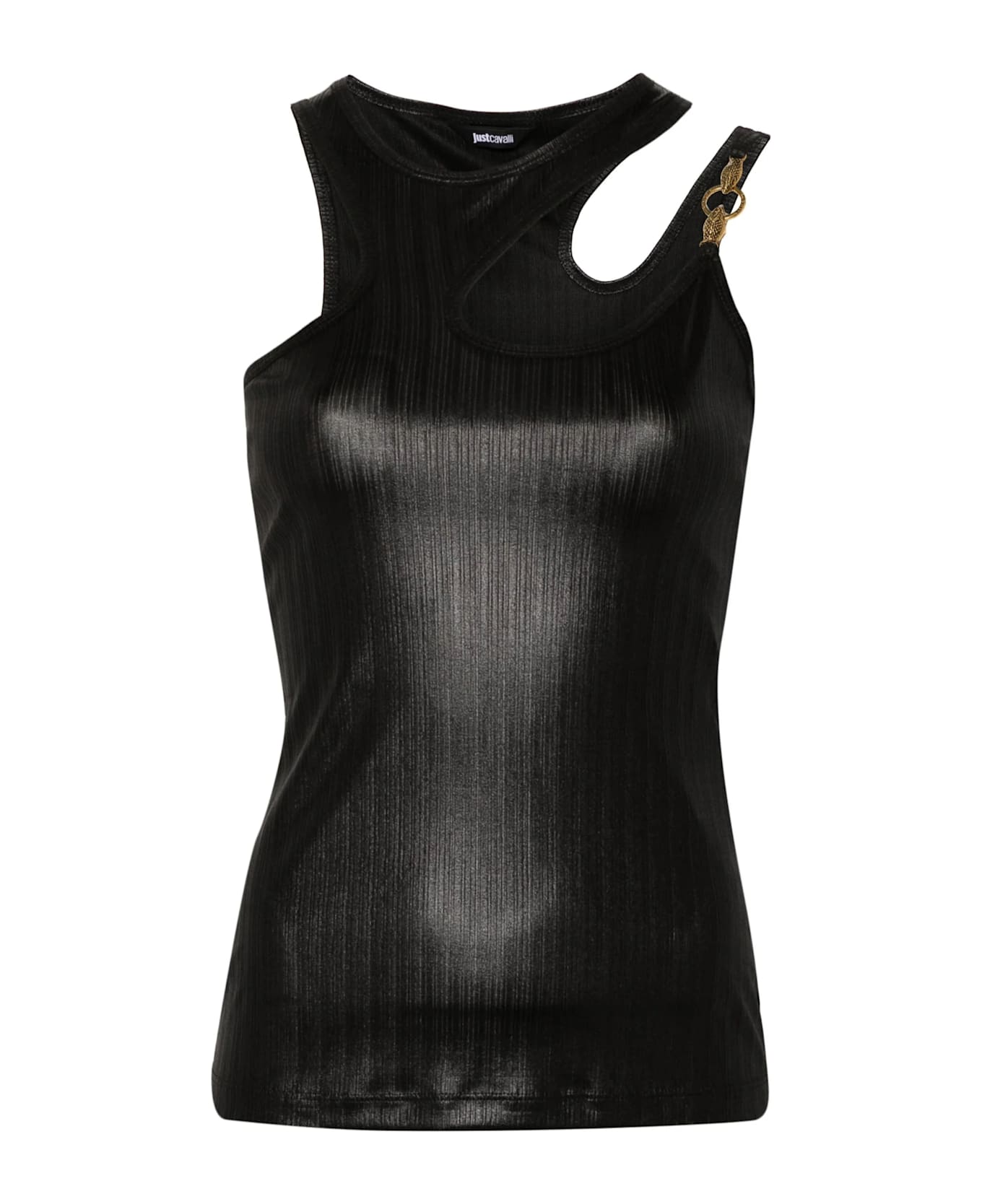 Just Cavalli Black Sleeveless Top - Black