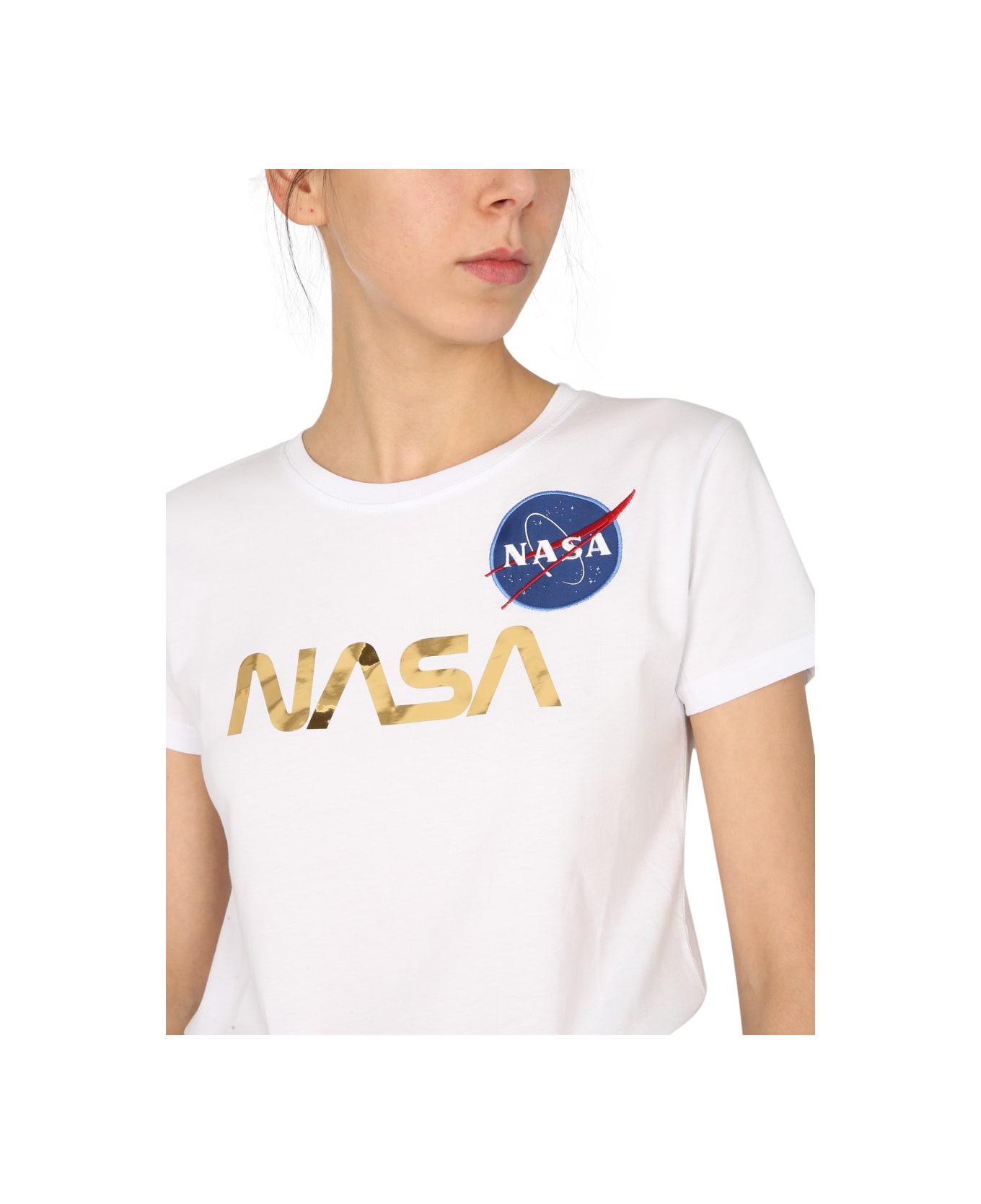 Alpha Industries "nasa" T-shirt - GOLD