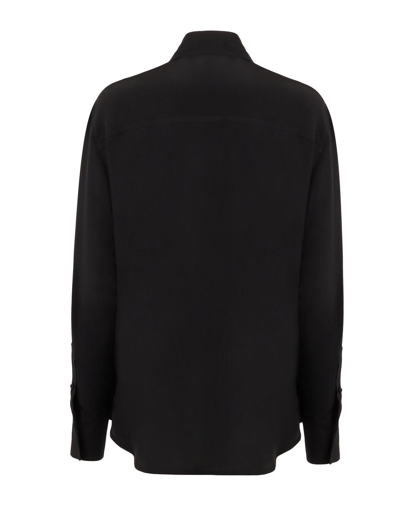 Victoria Beckham Ruffle Detailed Shirt - NERO