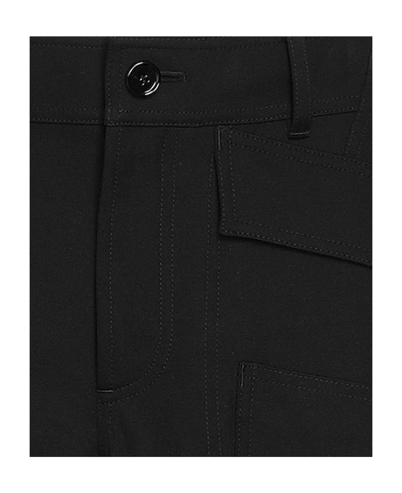 Burberry Wool Bermuda Shorts - Black