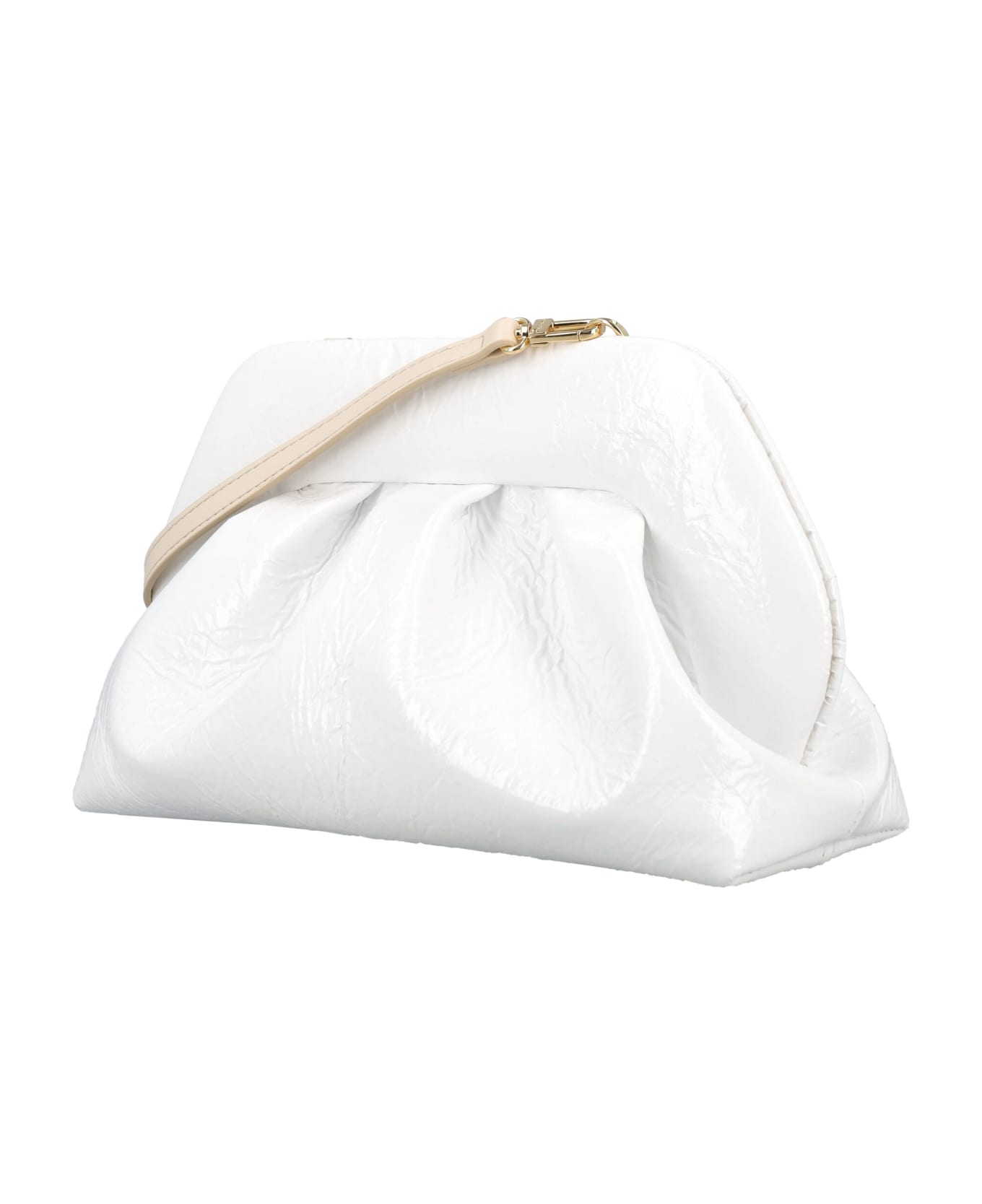 THEMOIRè Tia Clutch Pineapple Leather - SHELL IVORY クラッチバッグ