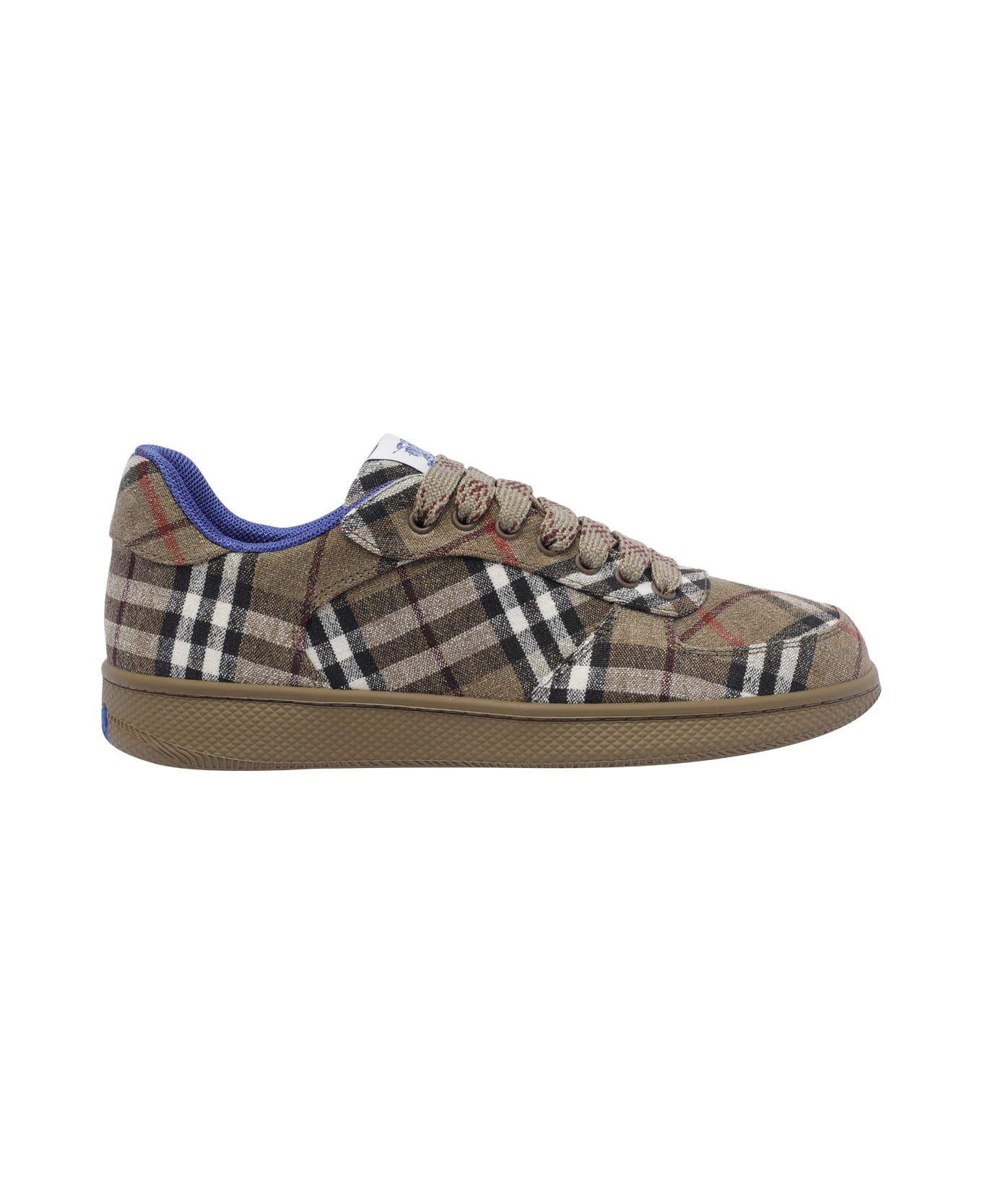 Burberry Check Terrace Sneakers - Beige