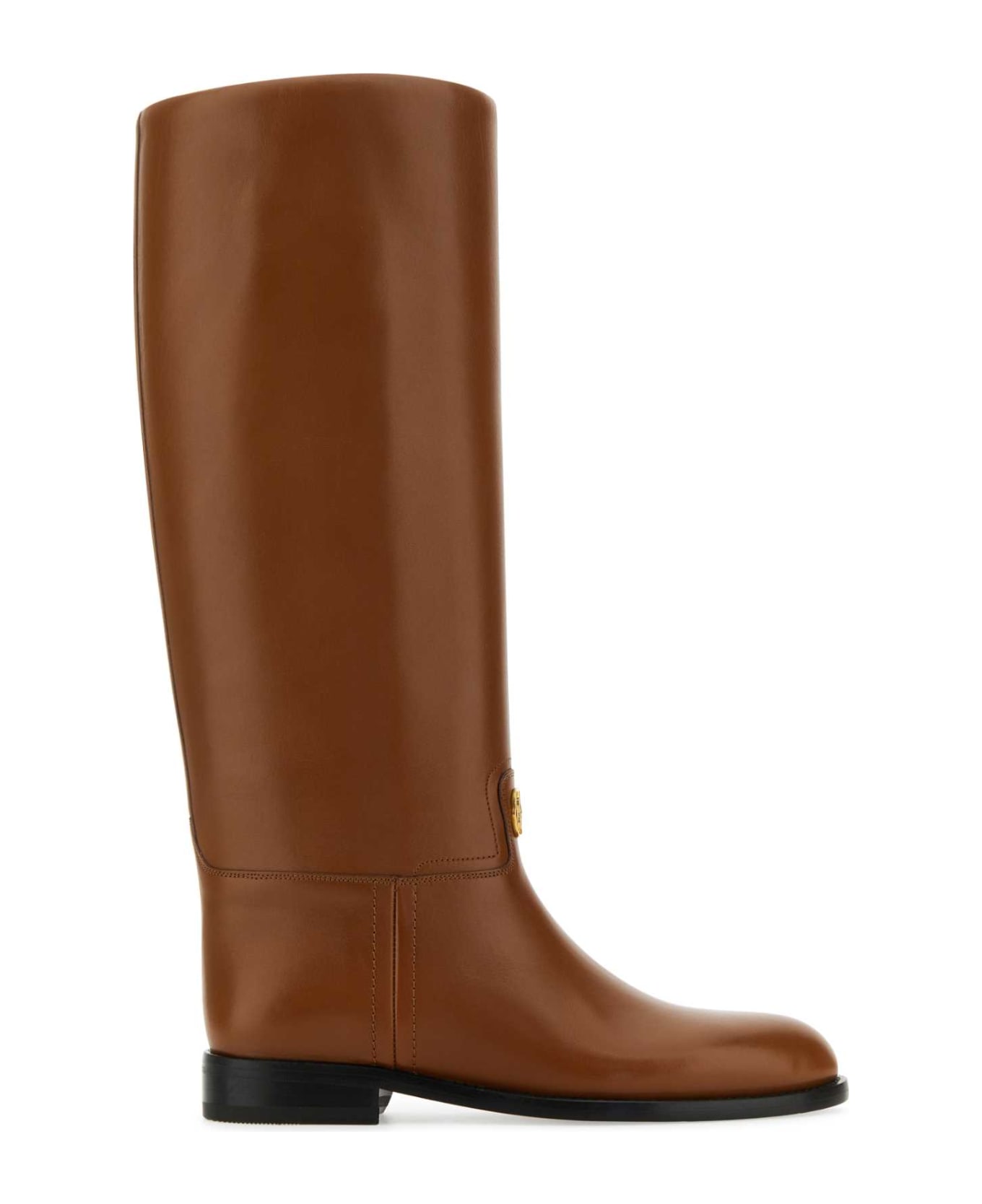 Bally Brown Leather Hollie Boots - CUERO21 ブーツ