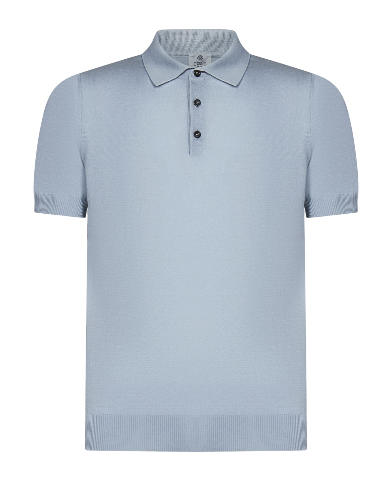 Luigi Borrelli Polo Shirt - Clear Blue ポロシャツ