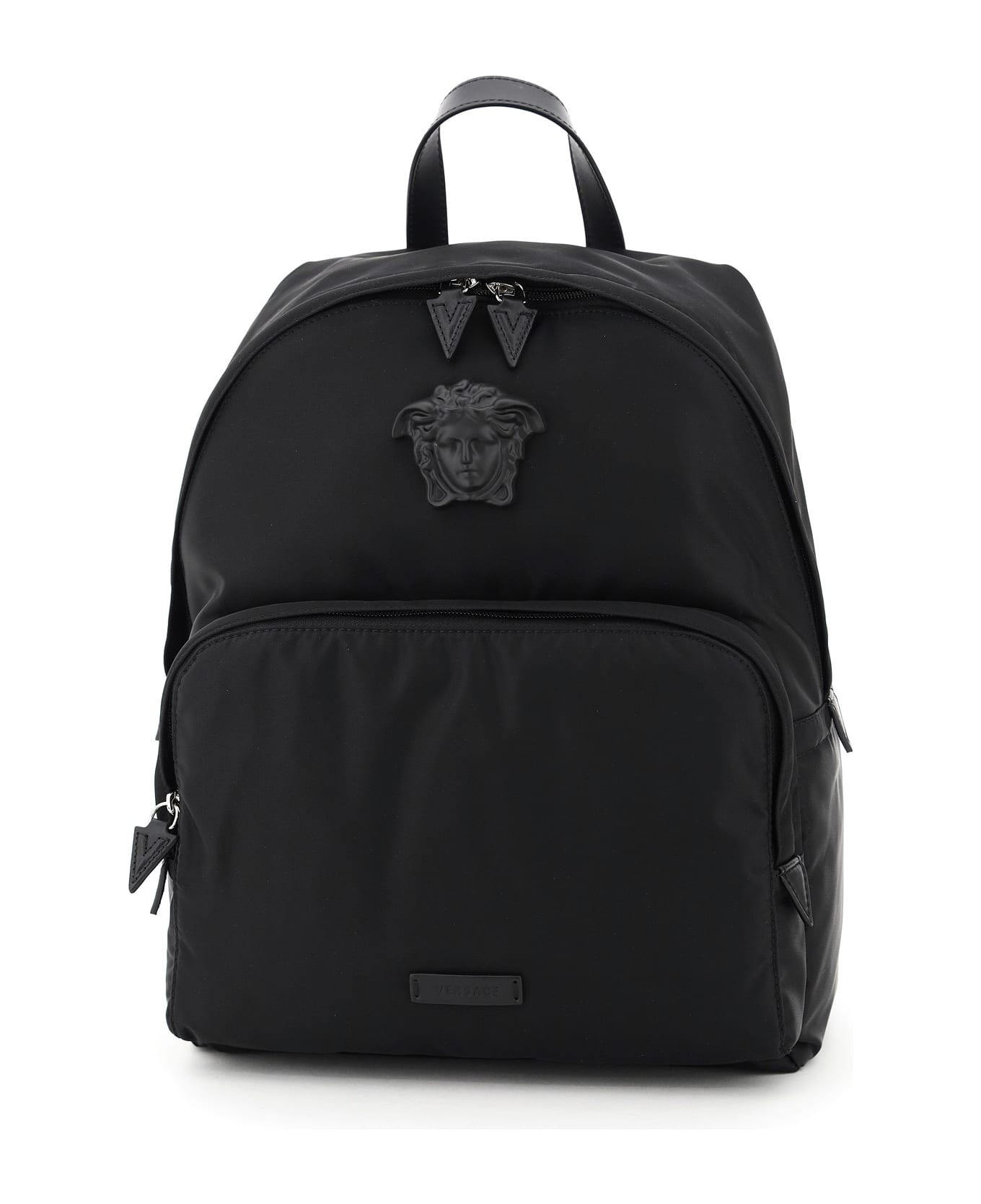 Versace Medusa Nylon Backpack - Black