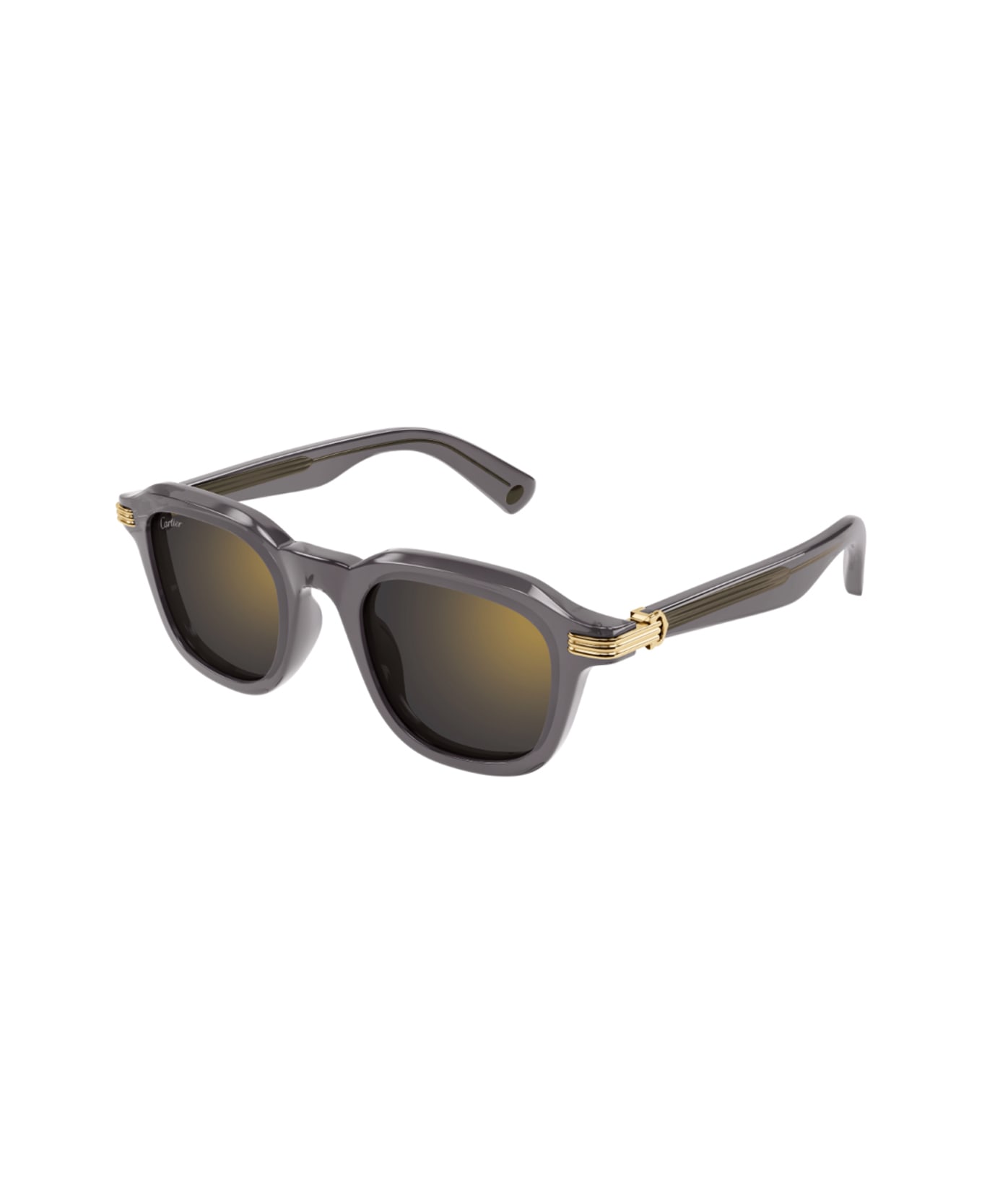 Cartier Eyewear Cartier Ct0536s Première De Cartier 003 Grey Sunglasses - Grigio