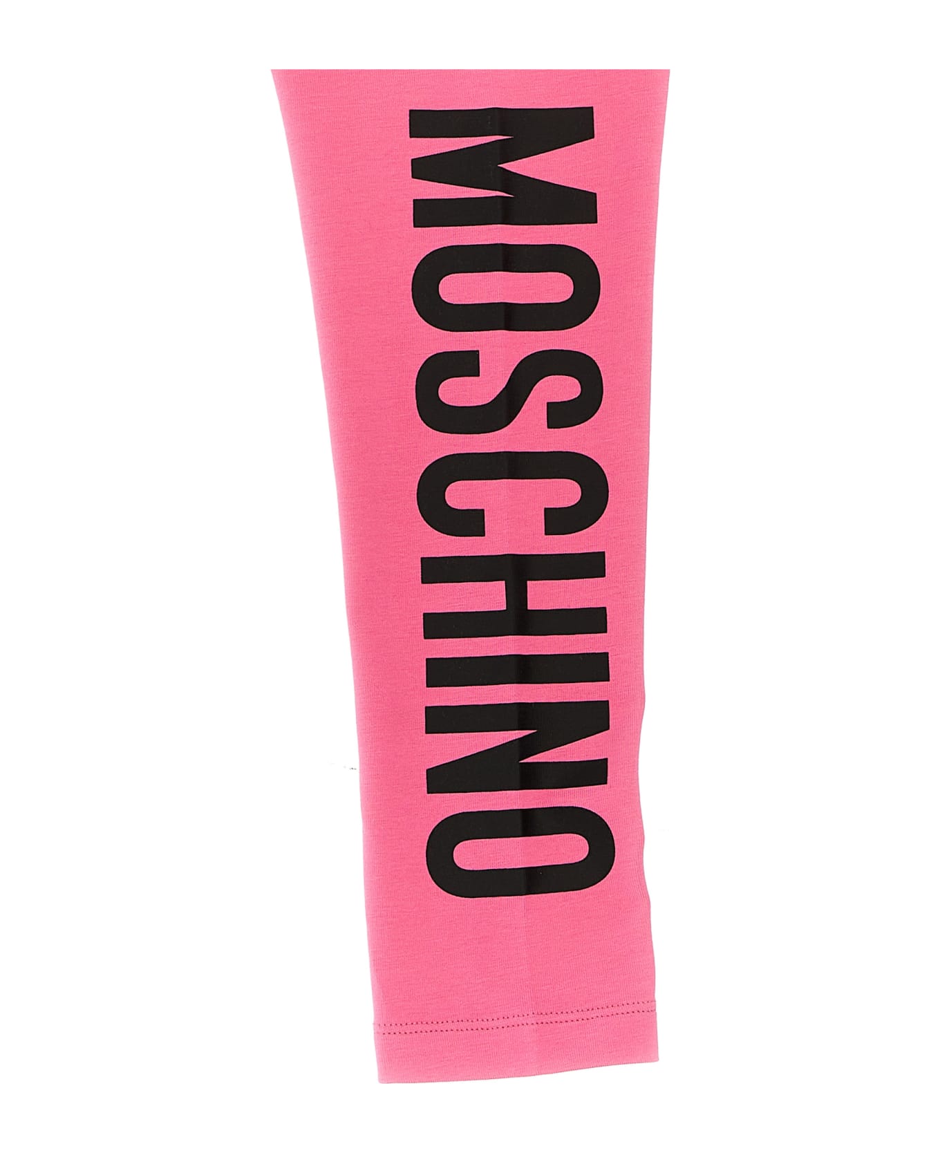Moschino Logo Print Leggings - Fuchsia