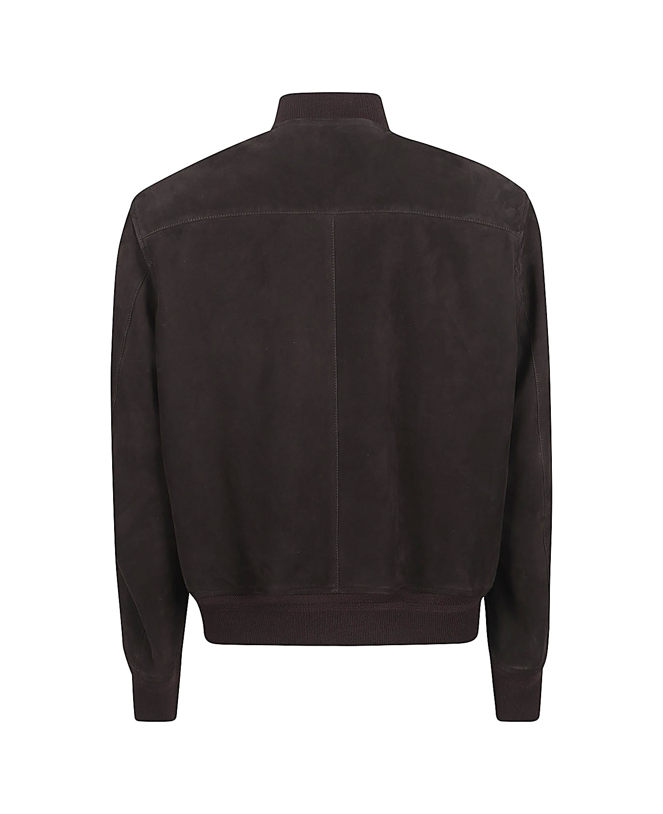 Tom Ford Suede Leather Bomber Jacket - Brown