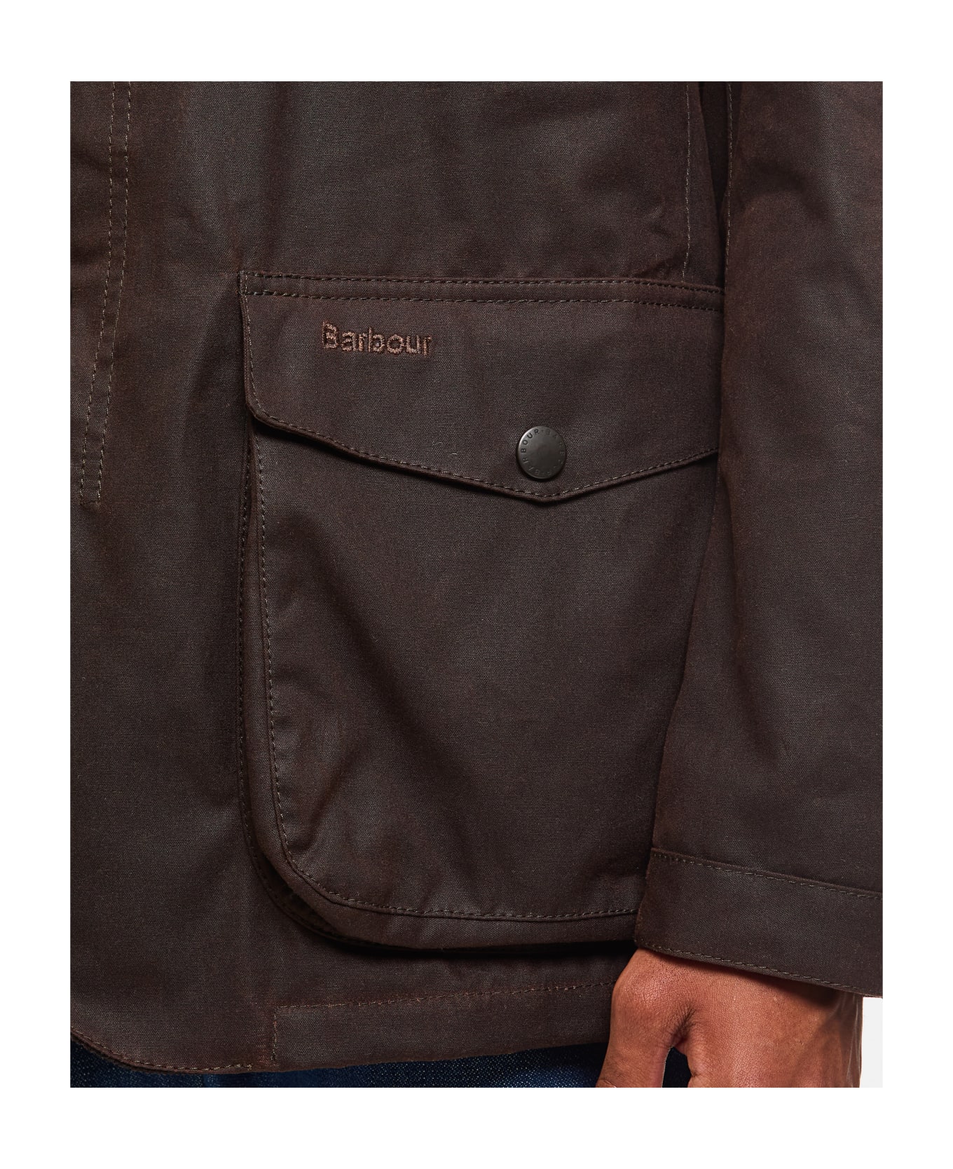 Barbour Ogston Wax Jacket - Brown