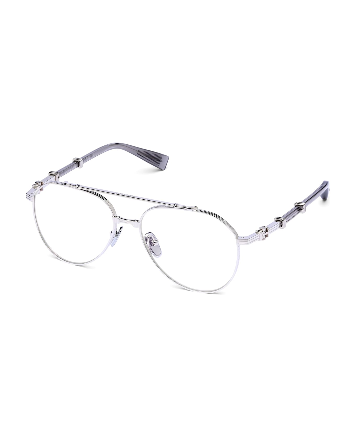 Balmain Brigade-vii - Crystal Grey / Silver Rx Glasses - grey