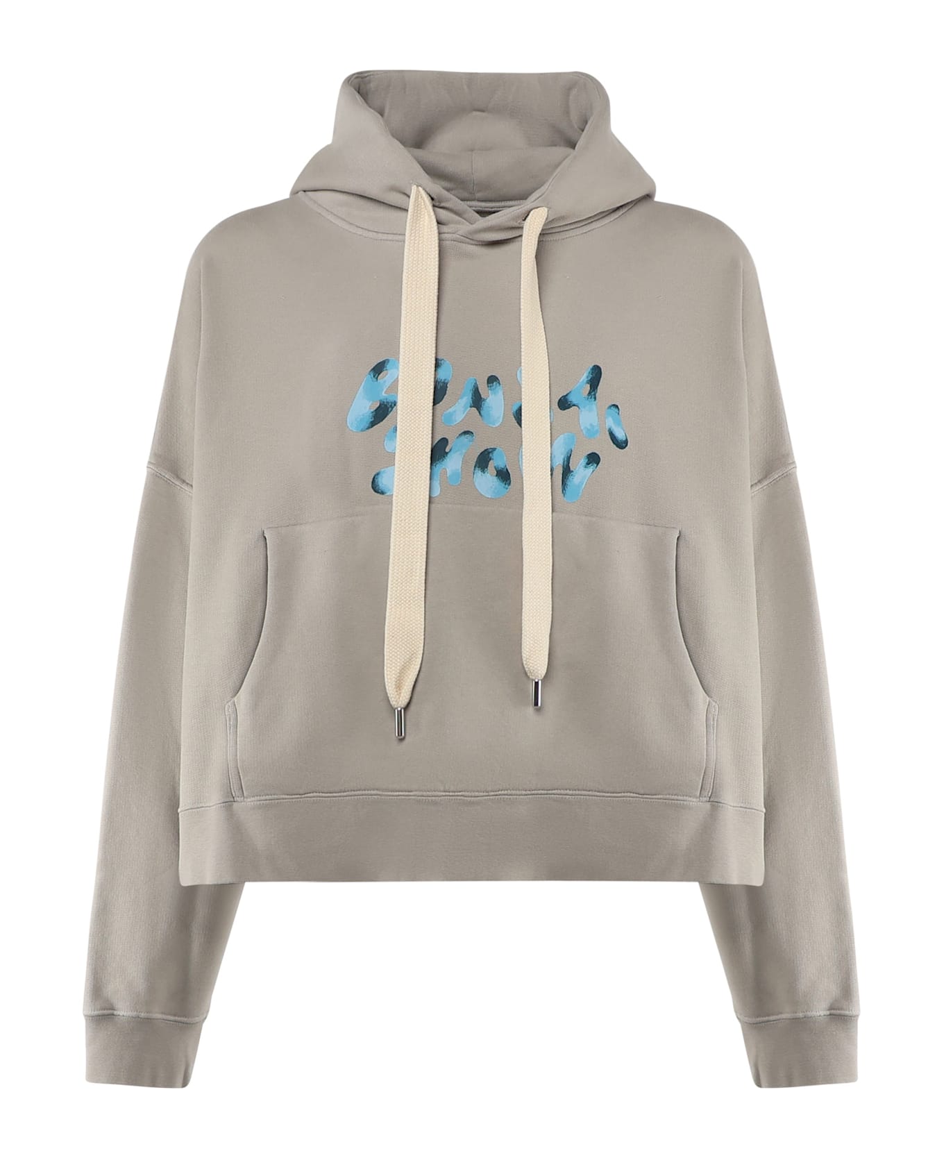 Bonsai Oversized Cotton Sweatshirt - Grey
