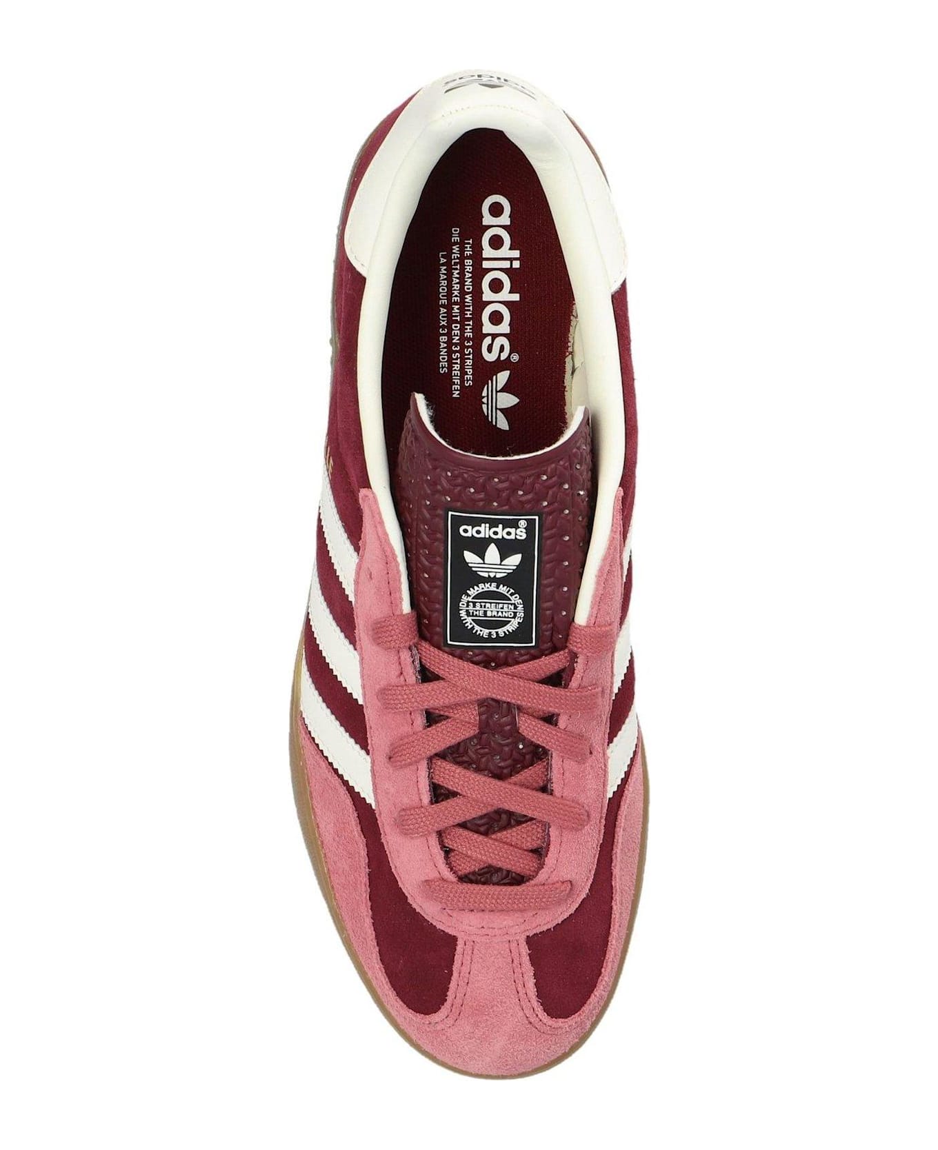 Adidas Originals Gazelle Indoor Low-top Sneakers - Maroon/ftwwht/precri