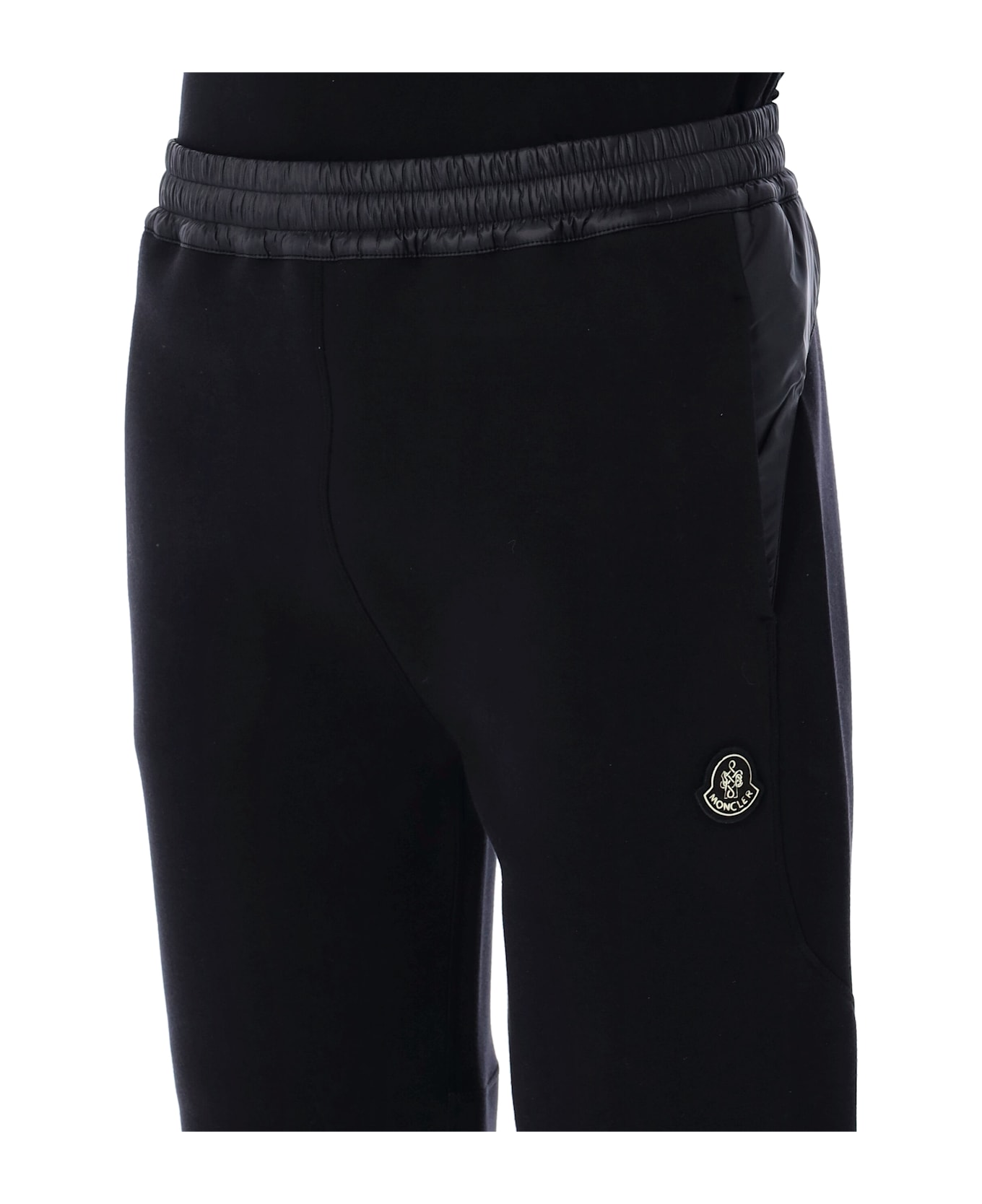 Moncler Sweat Bottoms - BLACK