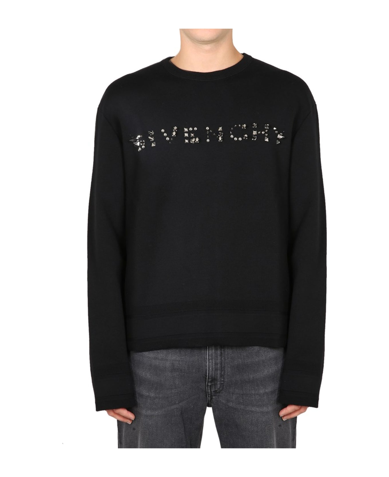 Givenchy Logo Sweater - Black フリース