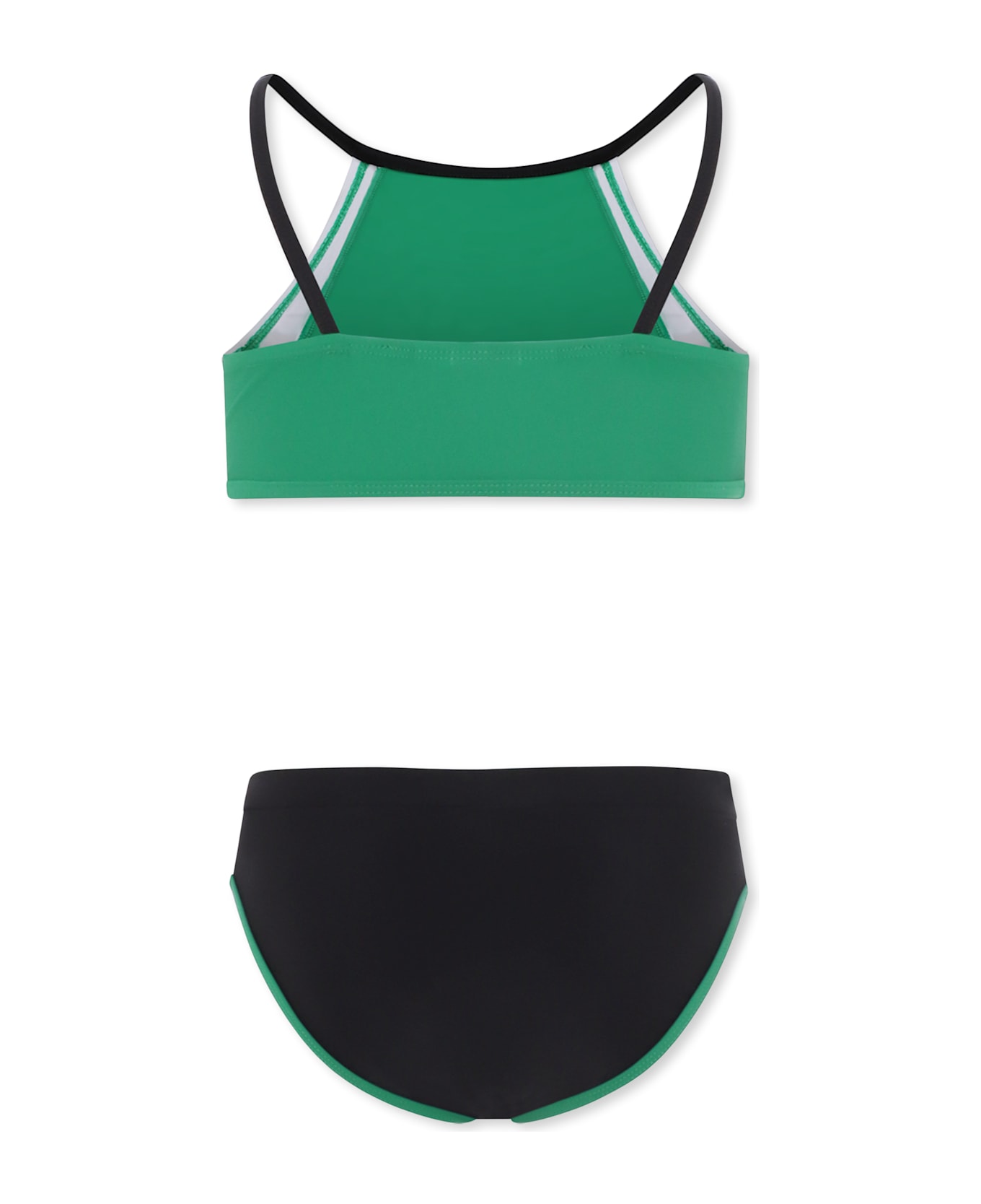 DKNY Green Bikini For Girl With Logo - Green