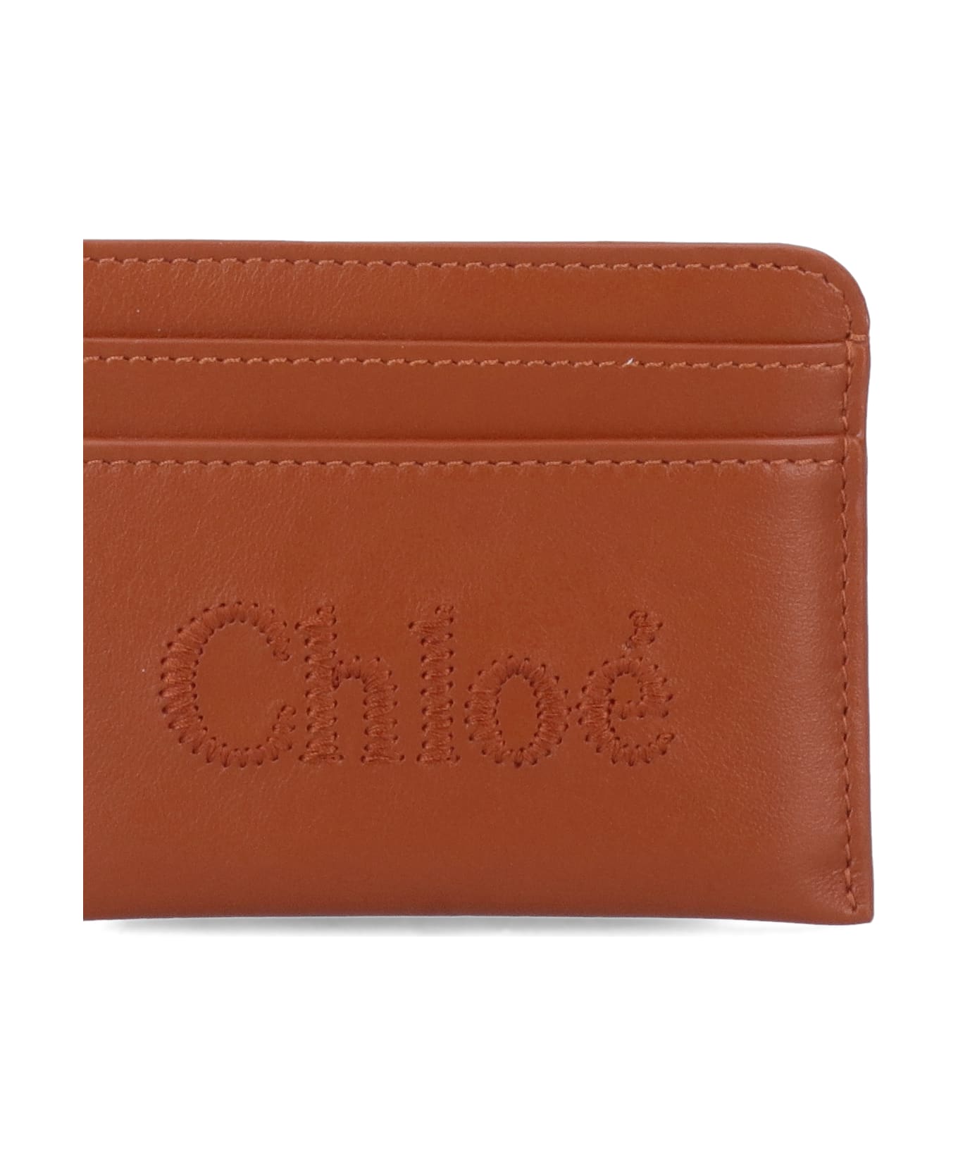 Chloé Card Holder - Brown 財布