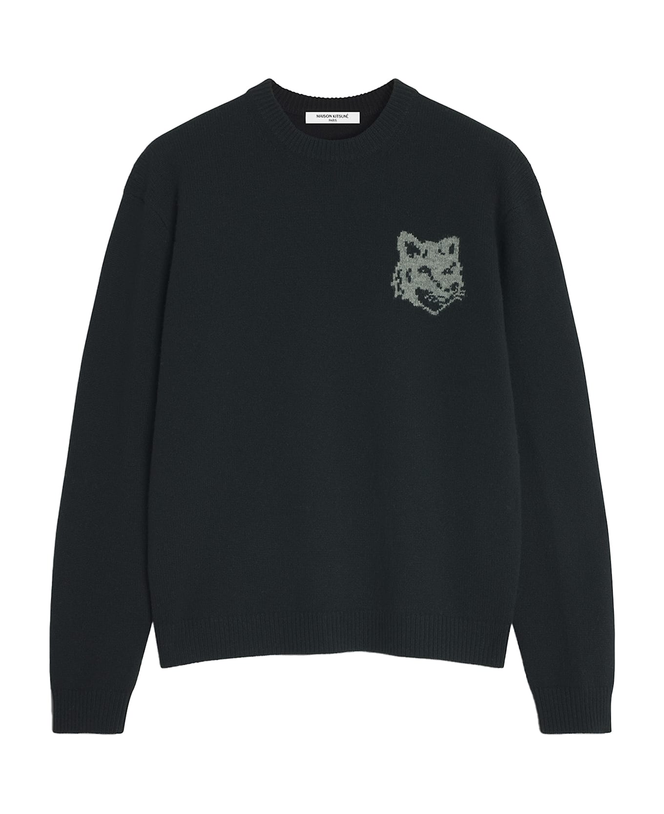 Maison Kitsuné Maison Kitsune' Sweaters - BLACK/MEDIUM GREY
MELANGE