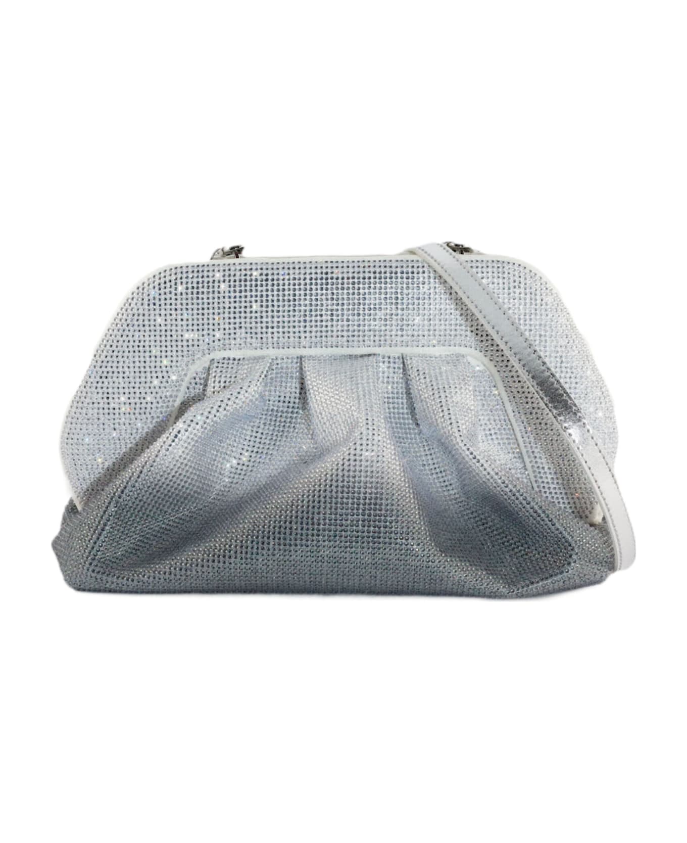 THEMOIRè Tia Rhinestone-embellished Clutch Bag - Nero