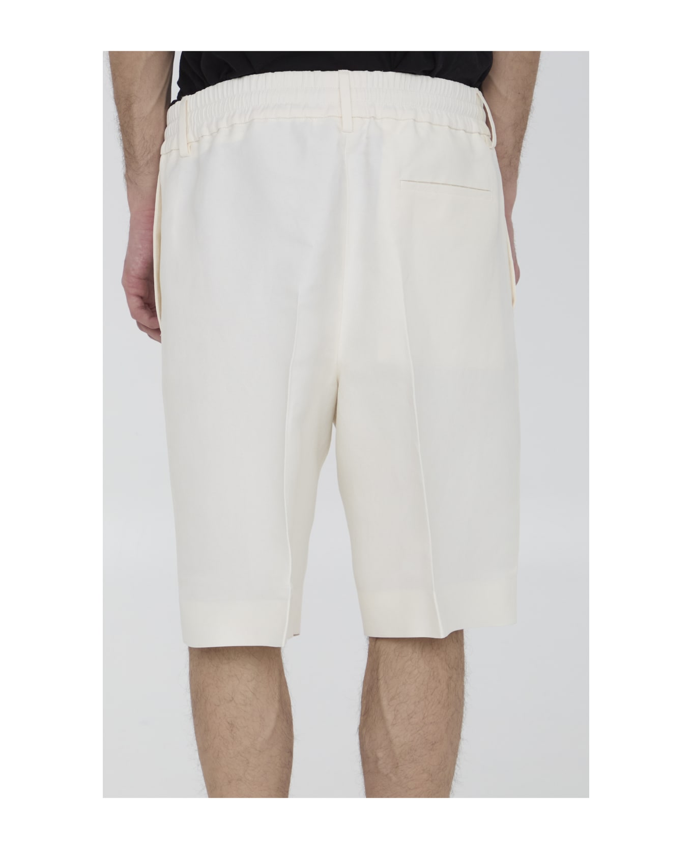 Burberry Tailored Bermuda Shorts - WHITE