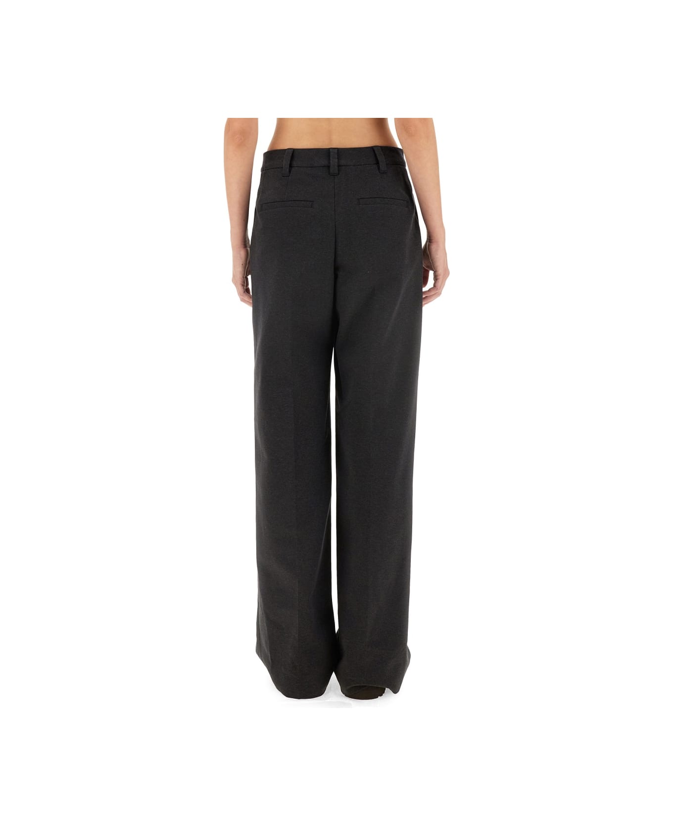 Brunello Cucinelli Wide Leg Pants - GREY
