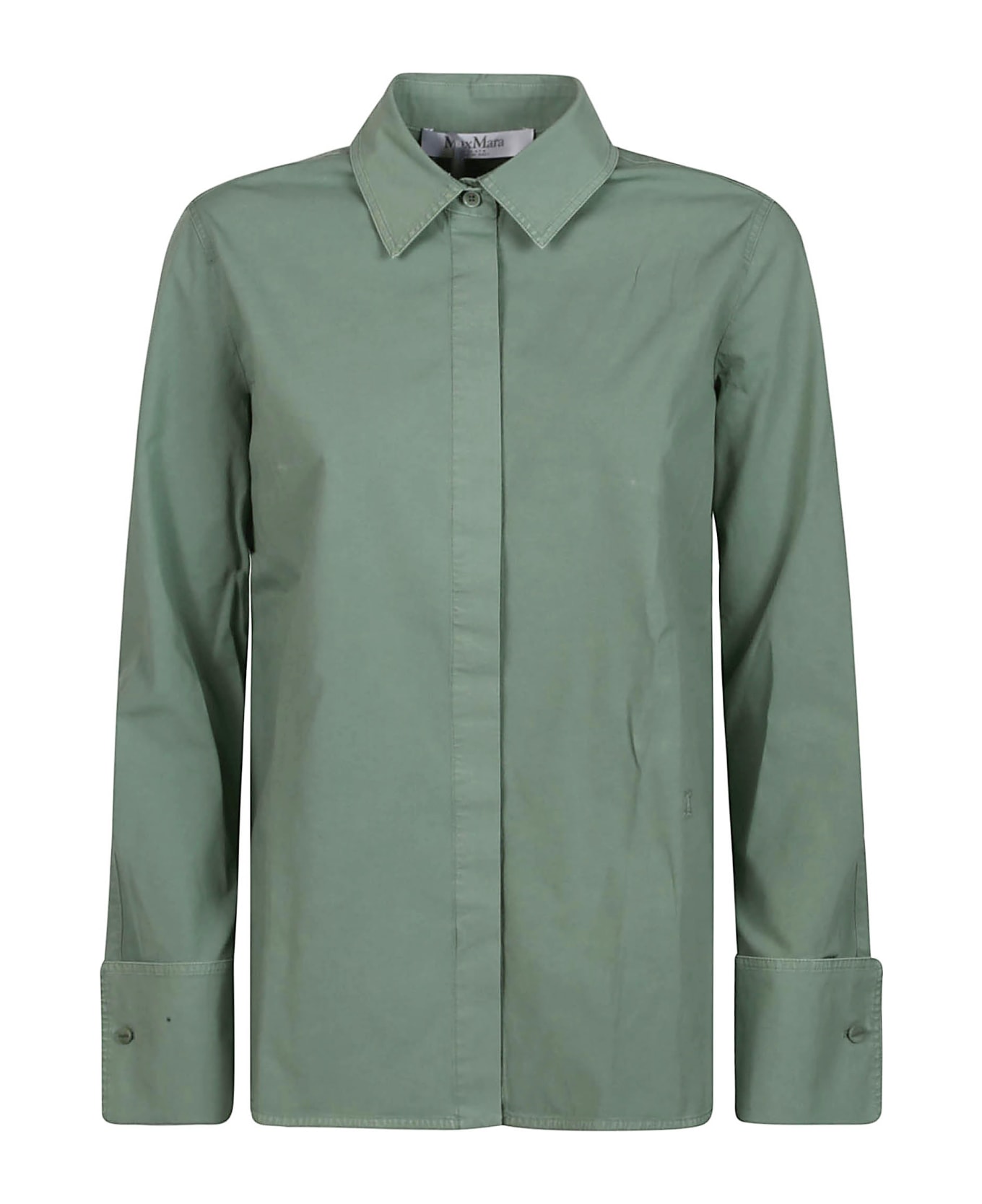 Max Mara Francia Long Sleeve Shirt - Salvia