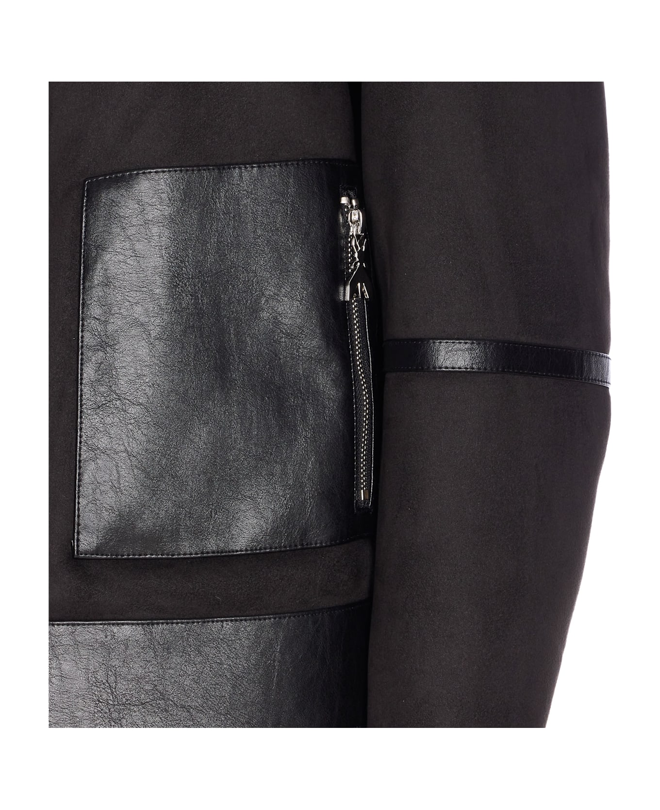 Patrizia Pepe Reversible Jacket - Black ジャケット