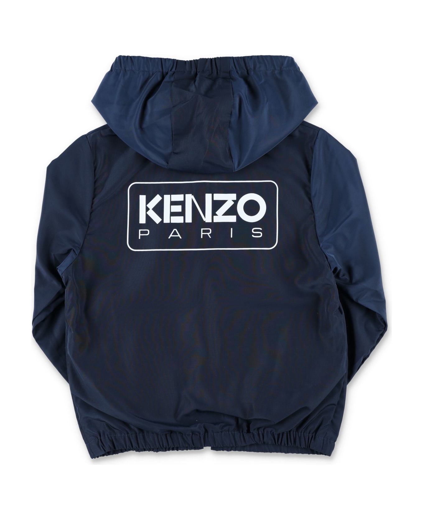 Kenzo Kids Logo Windbreaker Jacket - NAVY コート＆ジャケット