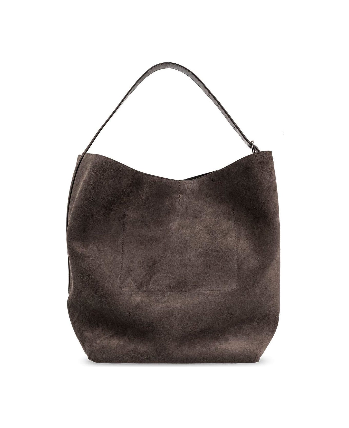 Totême Belted Open Top Tote Bag - Grey
