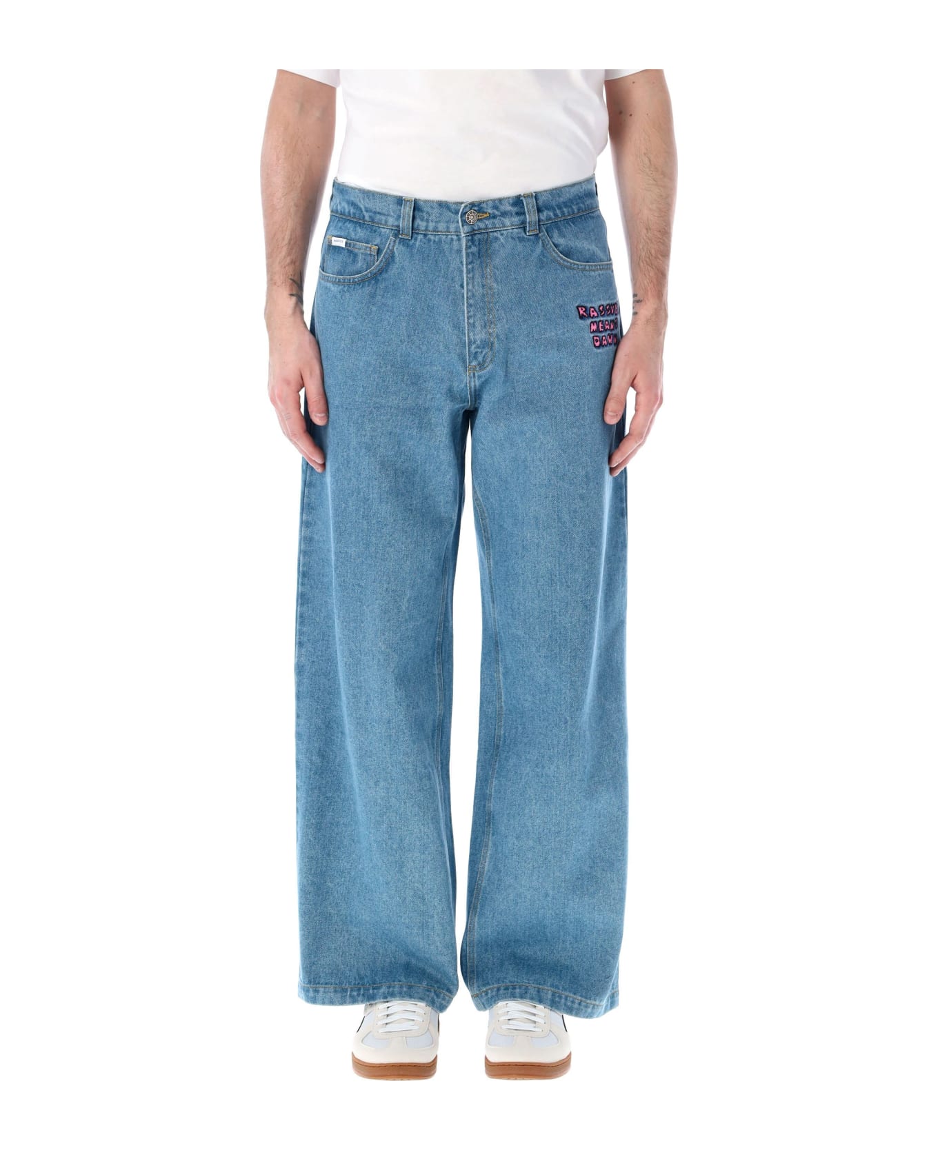 PACCBET R.m.d. Baggy Jeans - LIGHT BLUE