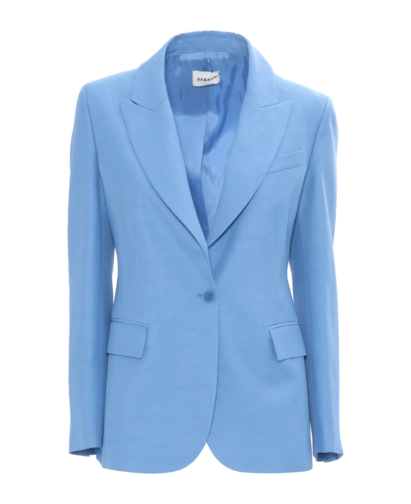 Parosh Single Breasted Jacket - BLUE
