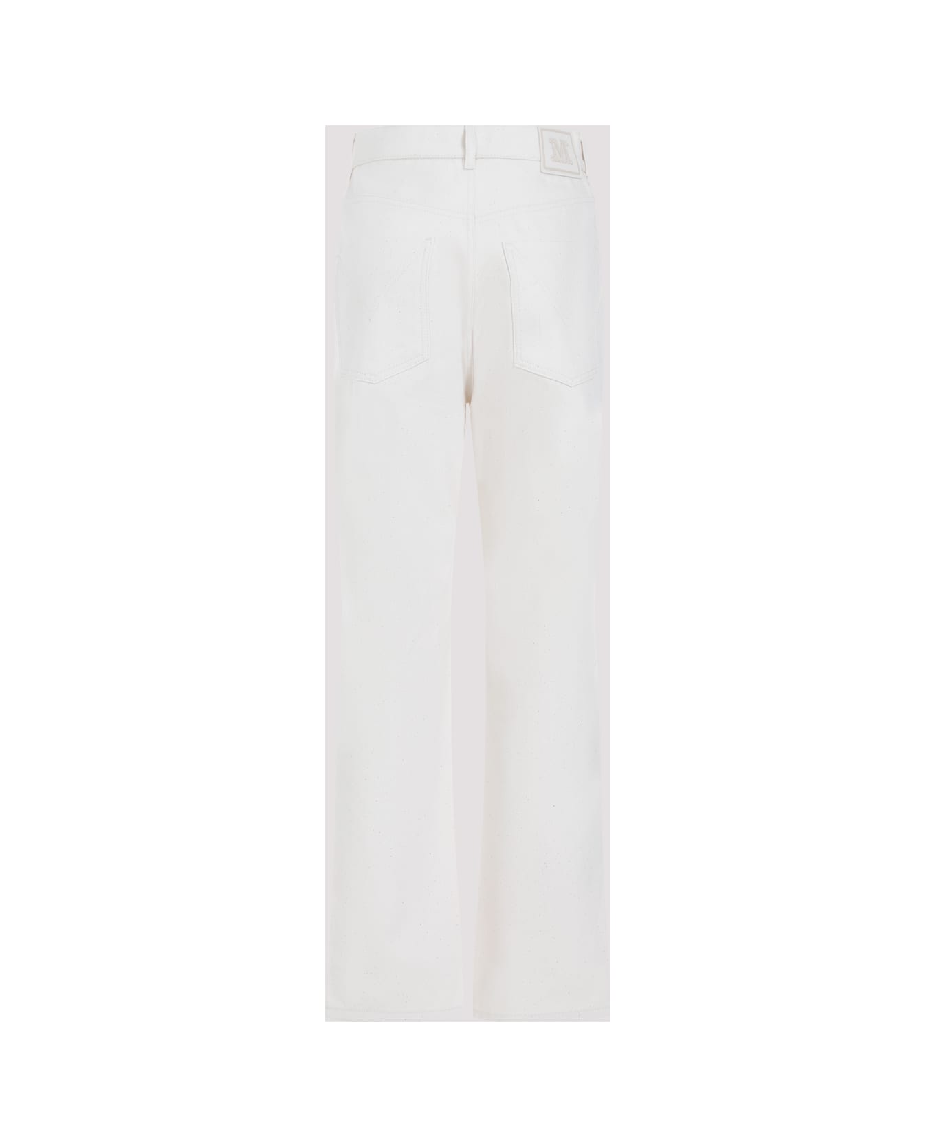 Max Mara Achille Cotton Pants - Bianco Tela