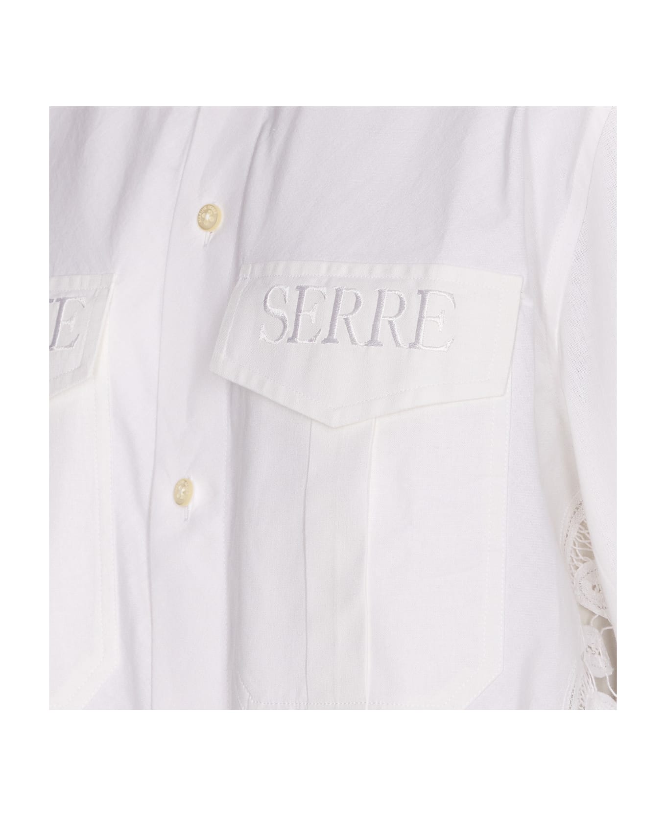 Marine Serre Regenerated Shirt - White