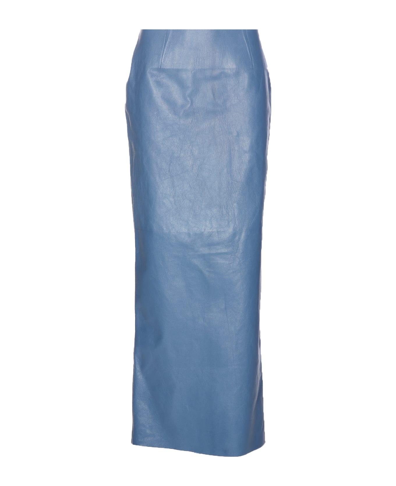 Marni Leather Skirt - Blue