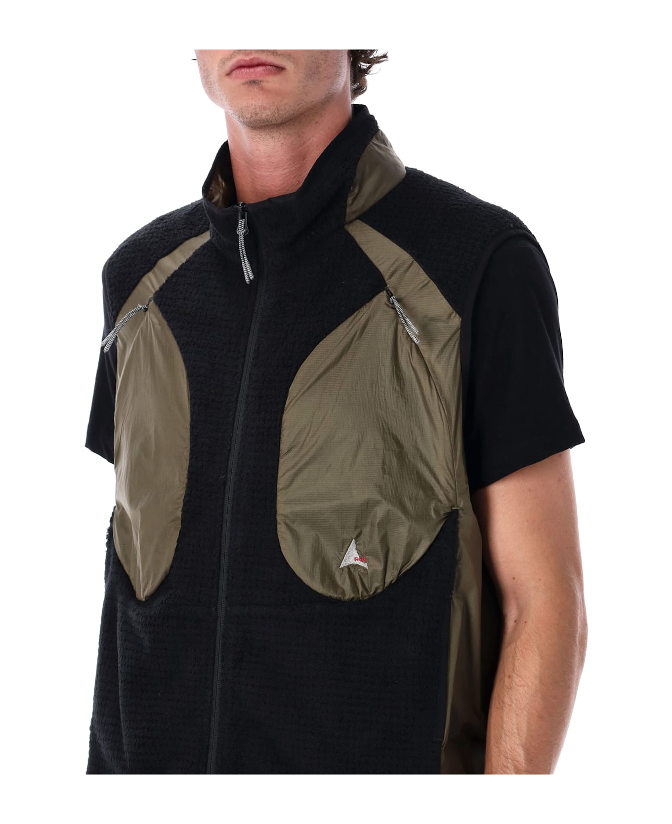 ROA Ocular Polartec High Loft Vest In Black Olive - BLACK DK OLIVE