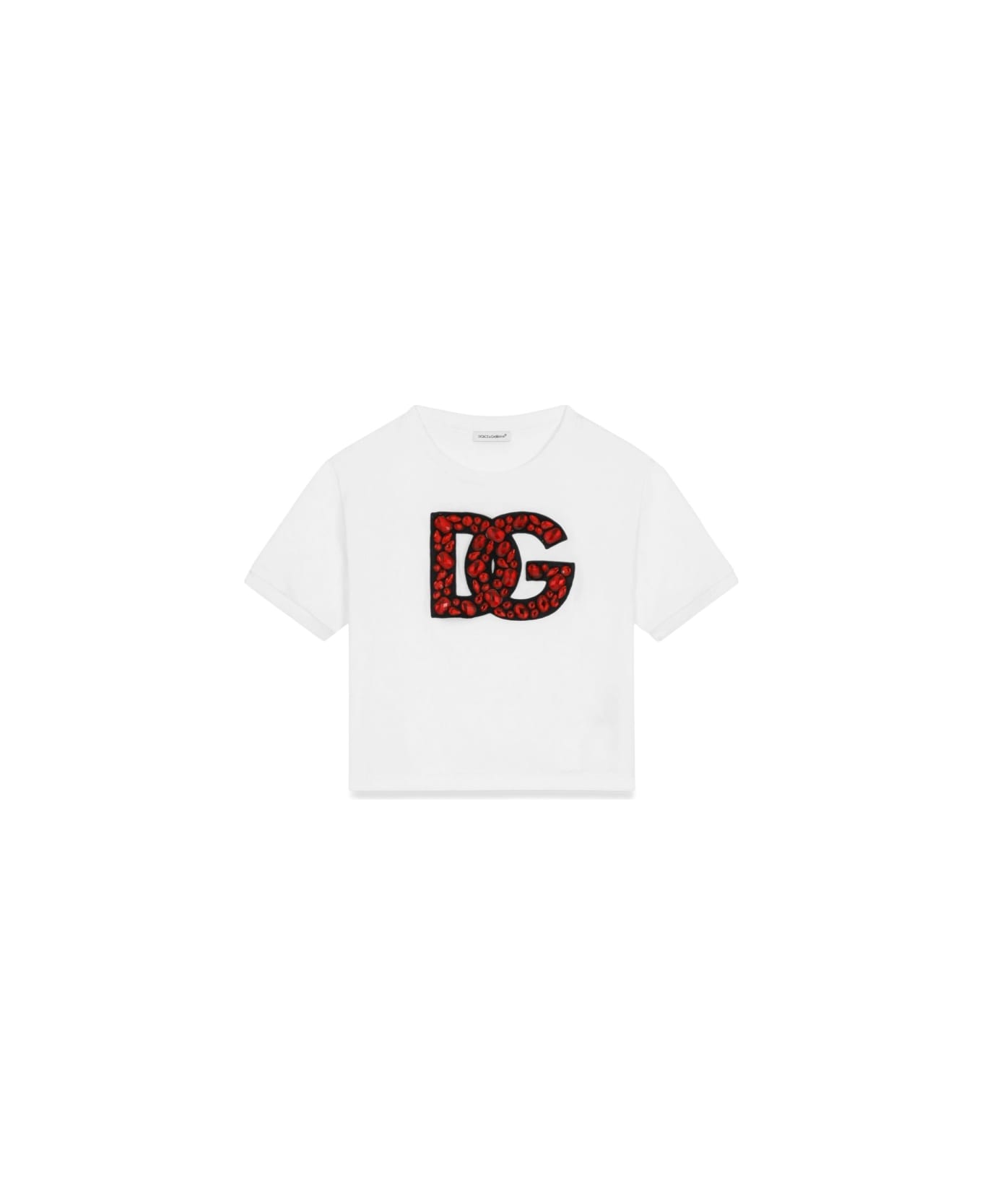 Dolce & Gabbana Short Sleeve T-shirt - WHITE Tシャツ＆ポロシャツ