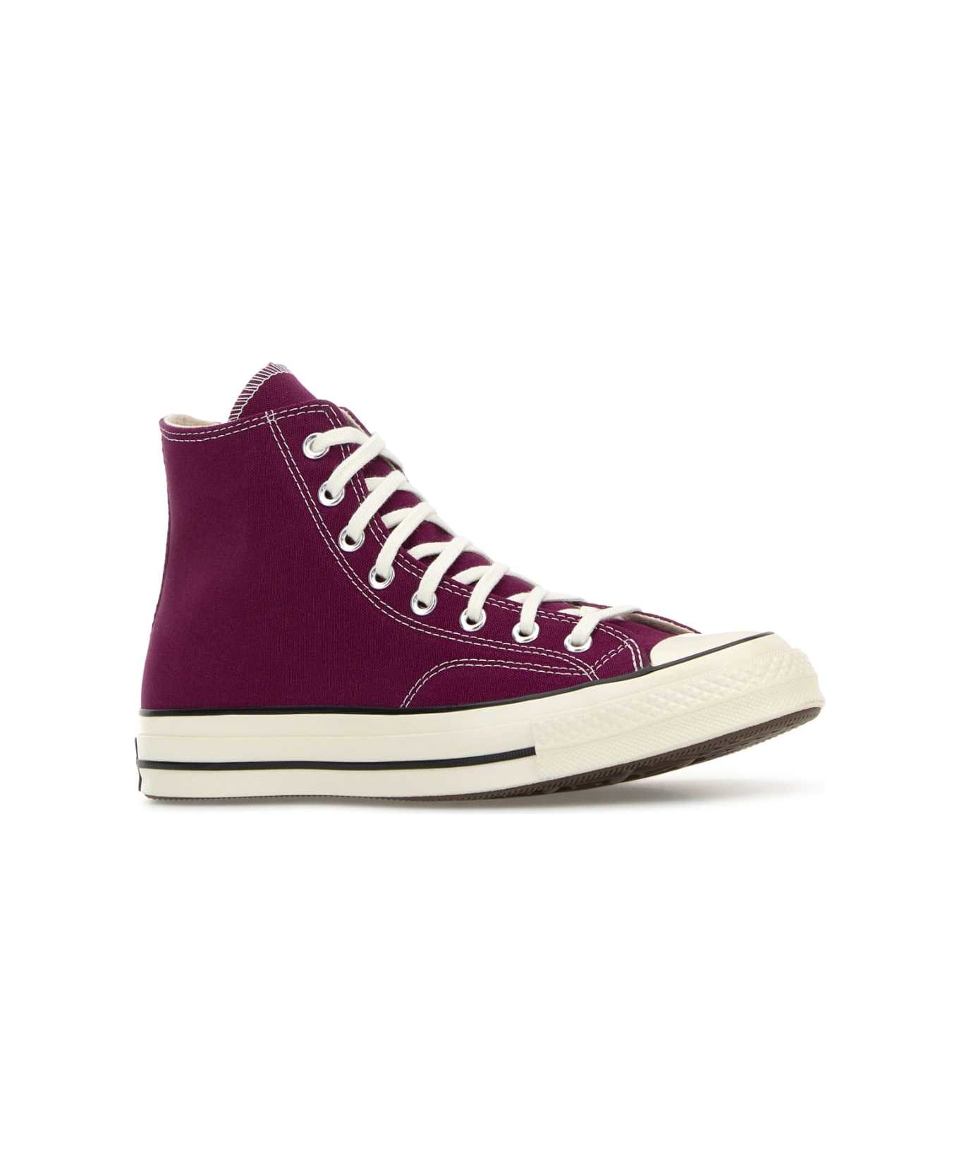 Converse Purple Canvas Chuck 70 Sneakers - BORDEAUX