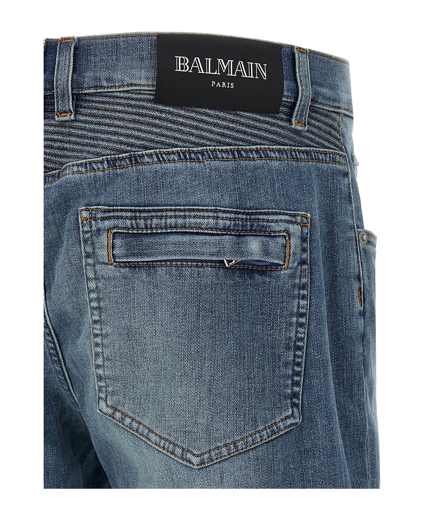 Balmain 
biker
 Jeans - Blue