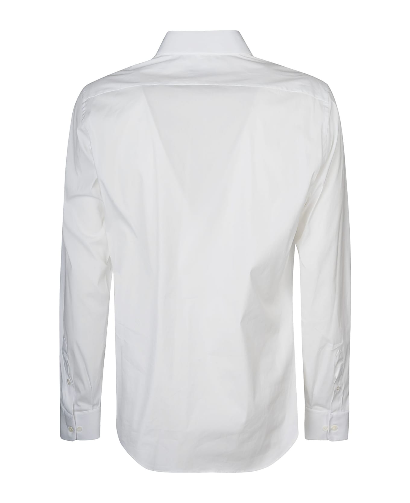 Lanvin Round Hem Plain T-shirt - Optic White