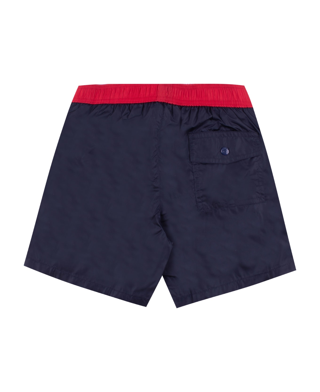 Moncler Nylon Beach Shorts - Blue