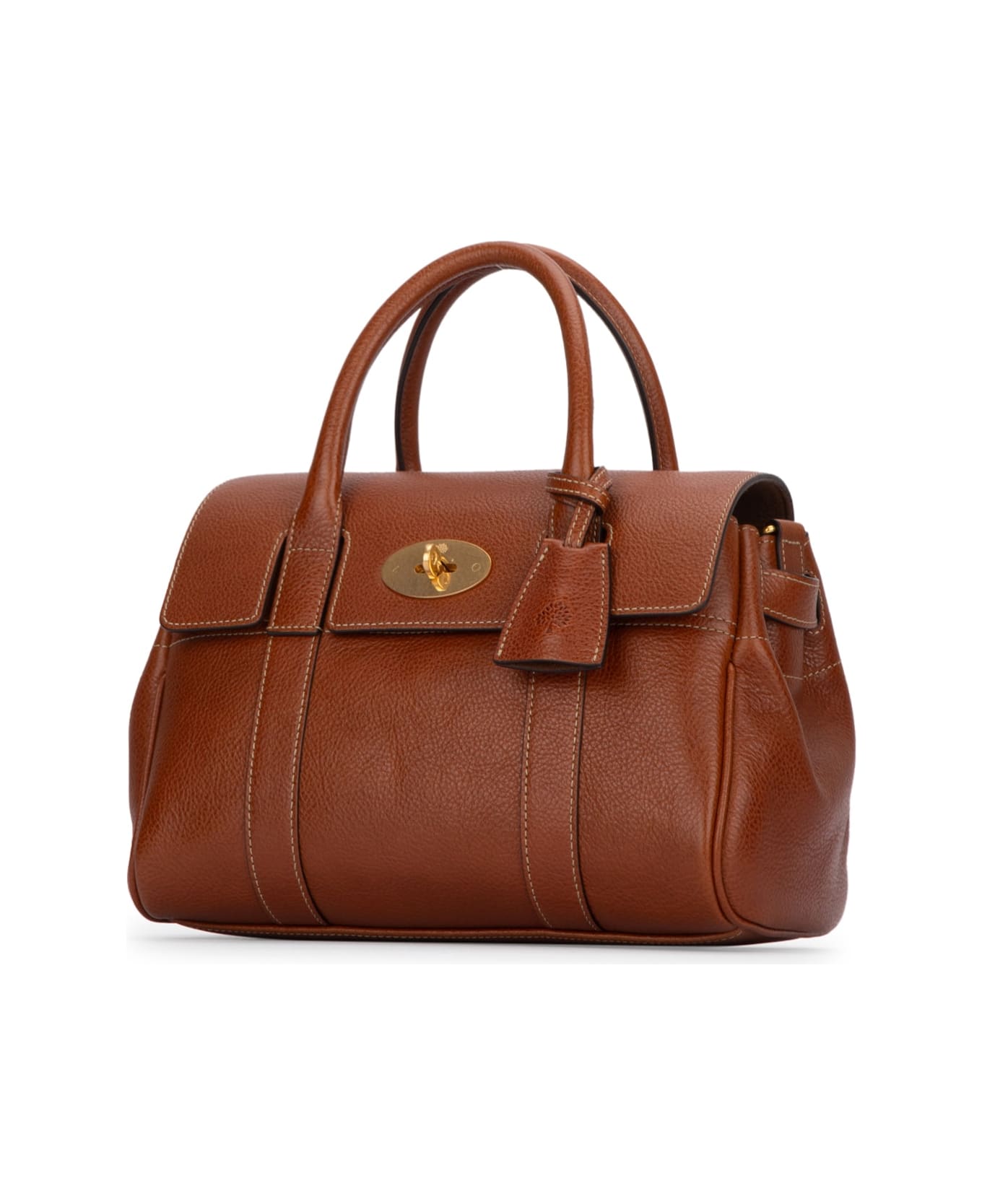Mulberry Small Bayswater Satchel Nvt - OAK