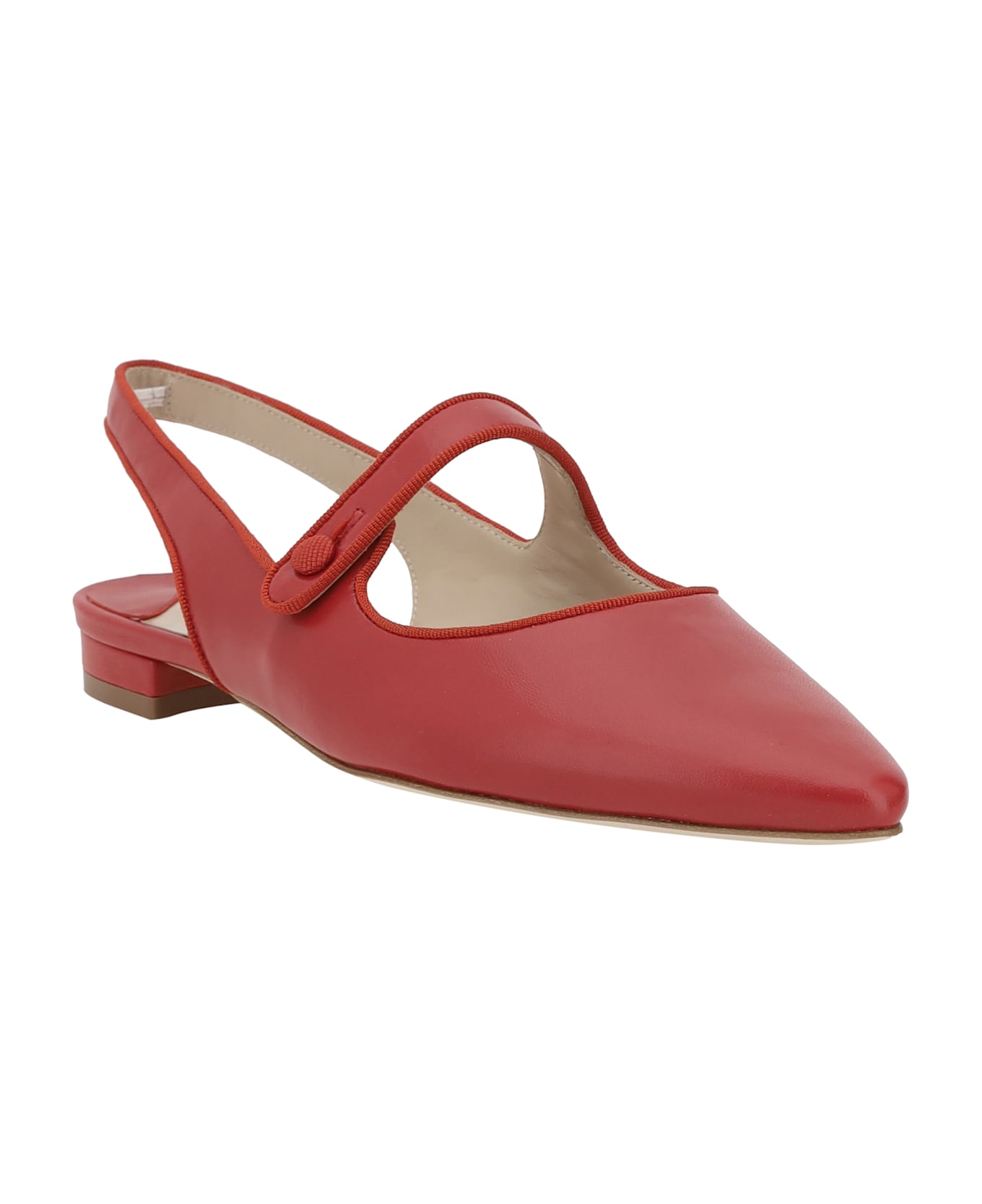 Manolo Blahnik Campariflatsli Ballerinas