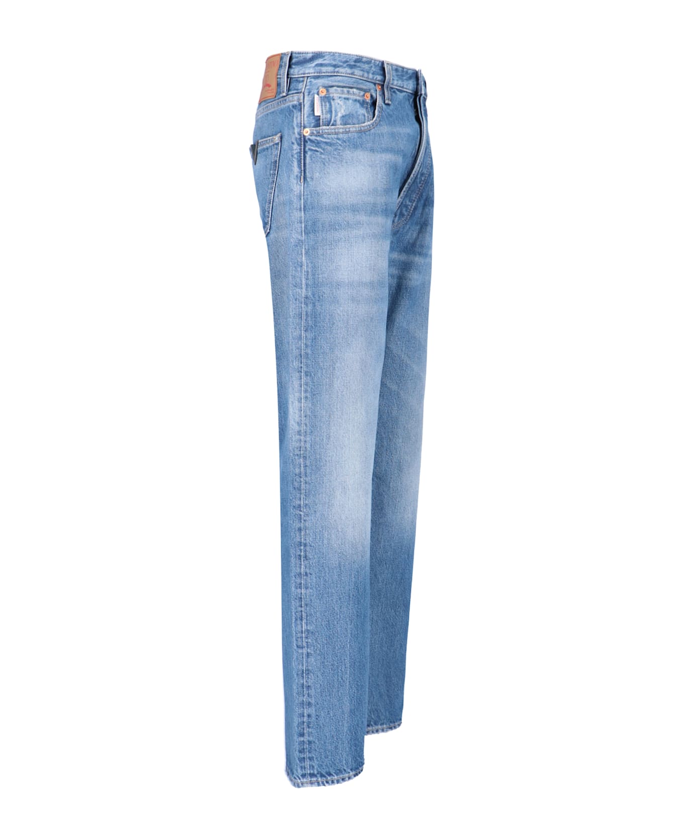 Logo Straight Jeans - Thumbnail 4