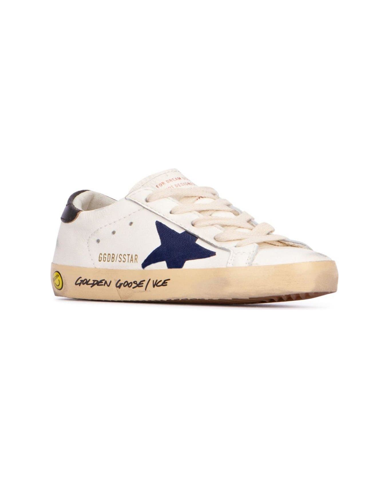 Golden Goose Superstar Lace-up Sneakers - White