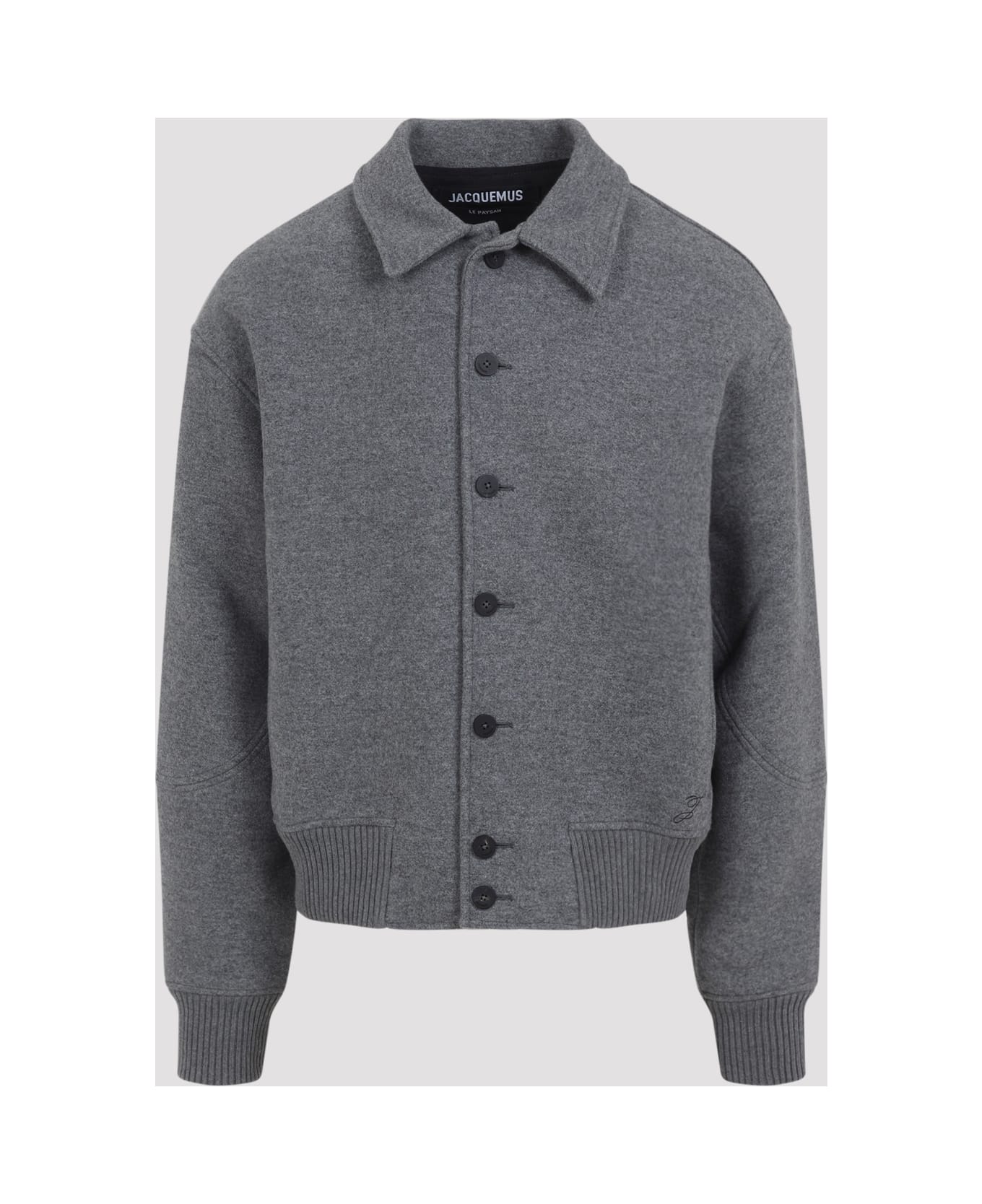 Jacquemus Le Bomber Feltro Jacket - Grey