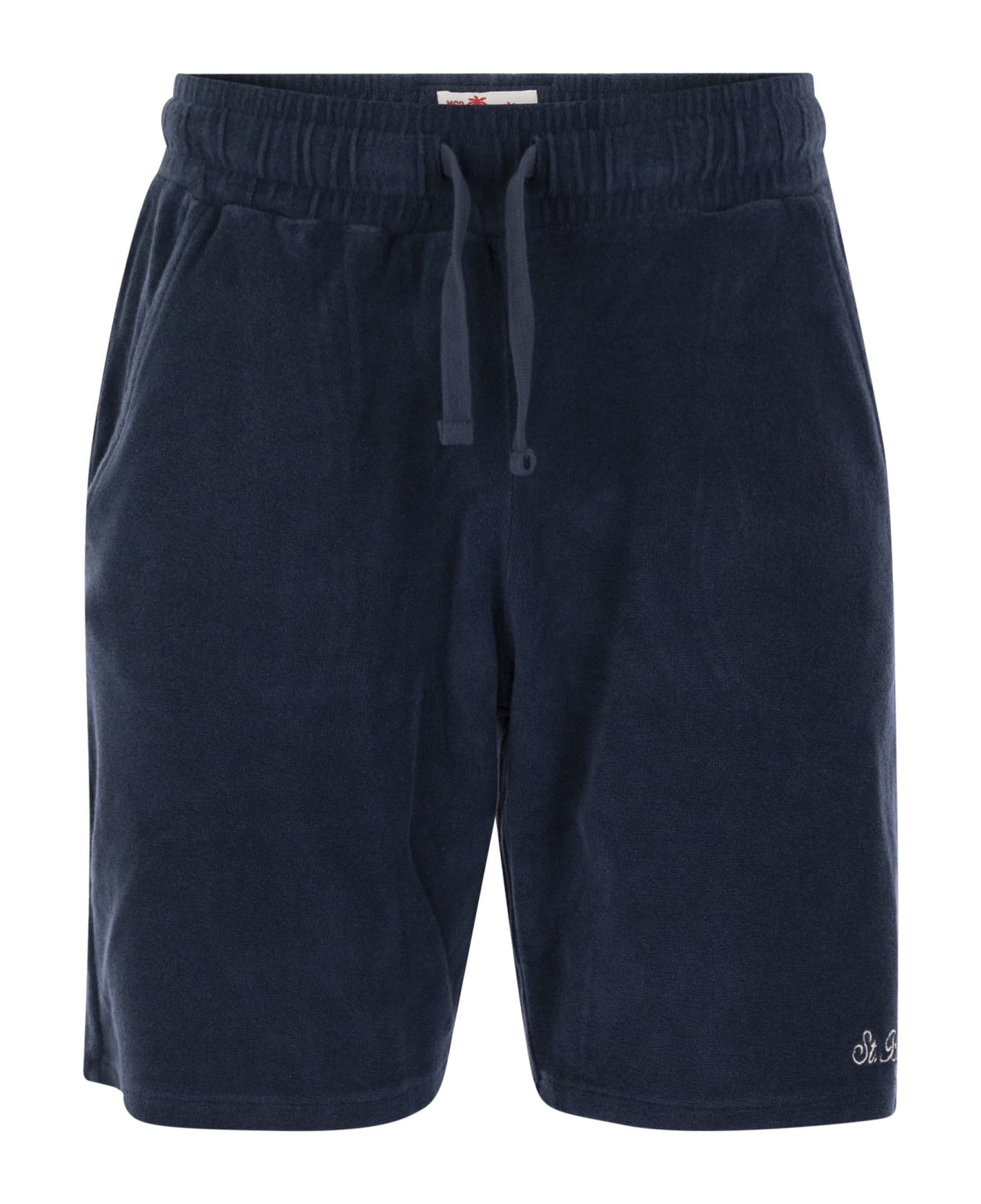 MC2 Saint Barth Sponge Bermuda Shorts - Blue