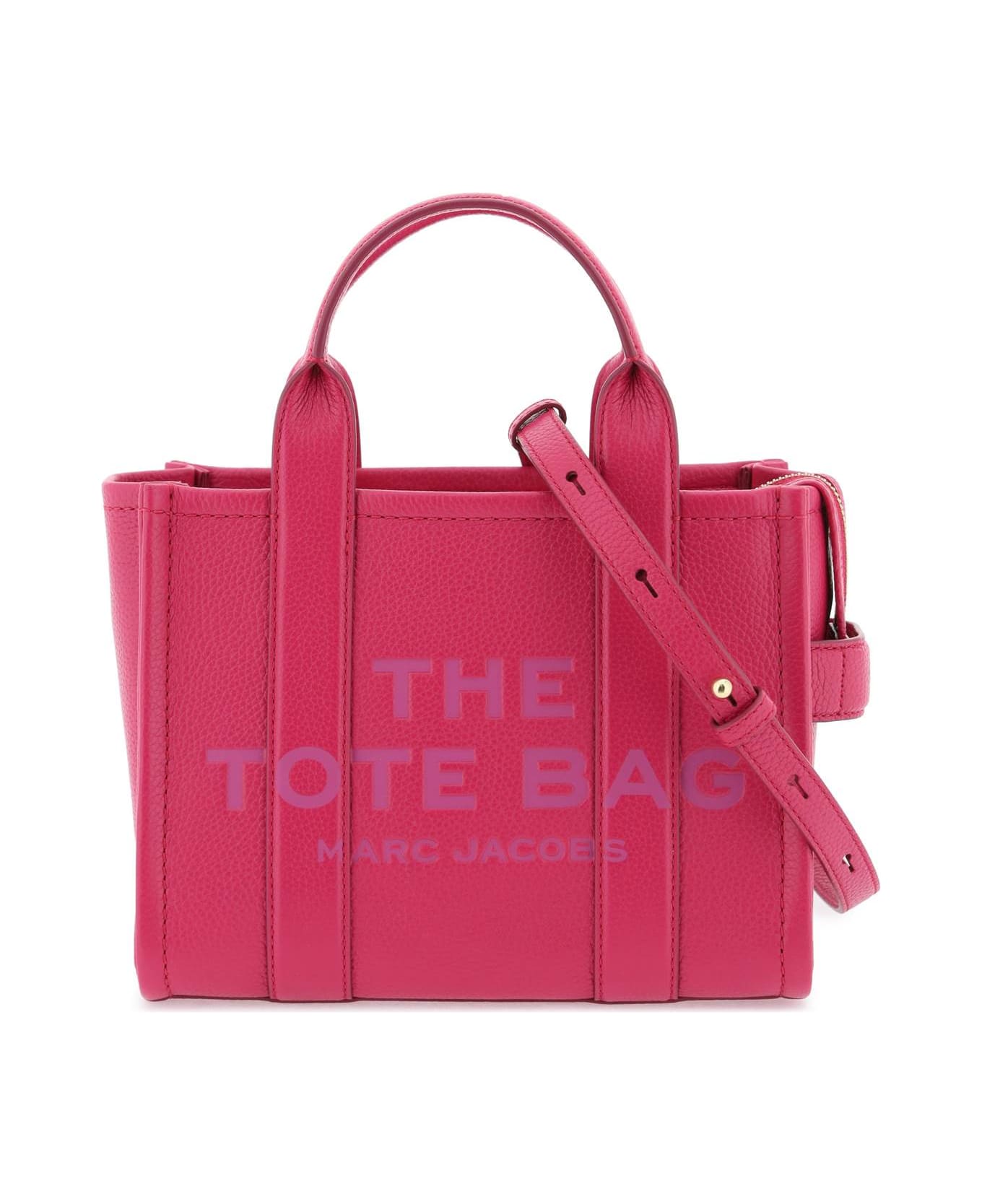 Marc Jacobs The Leather Small Tote Bag - Violet