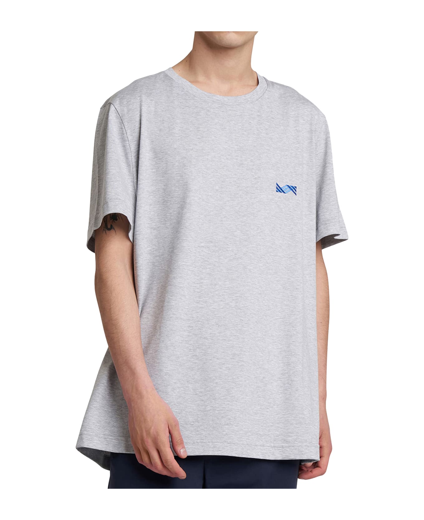 Kiton T-shirt Cotton - PEARL GREY シャツ