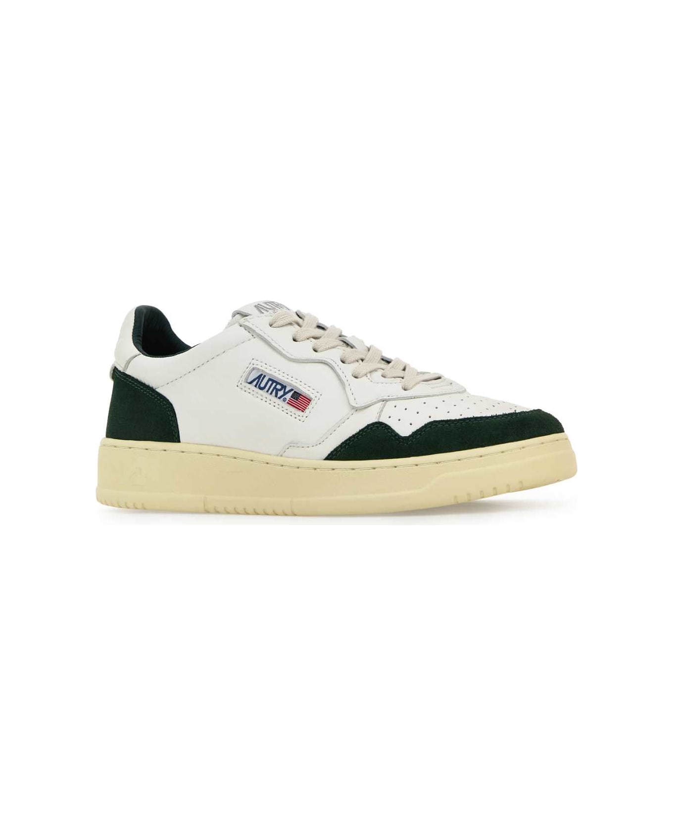 Autry Two-tone Leather Medalist Sneakers - GS42