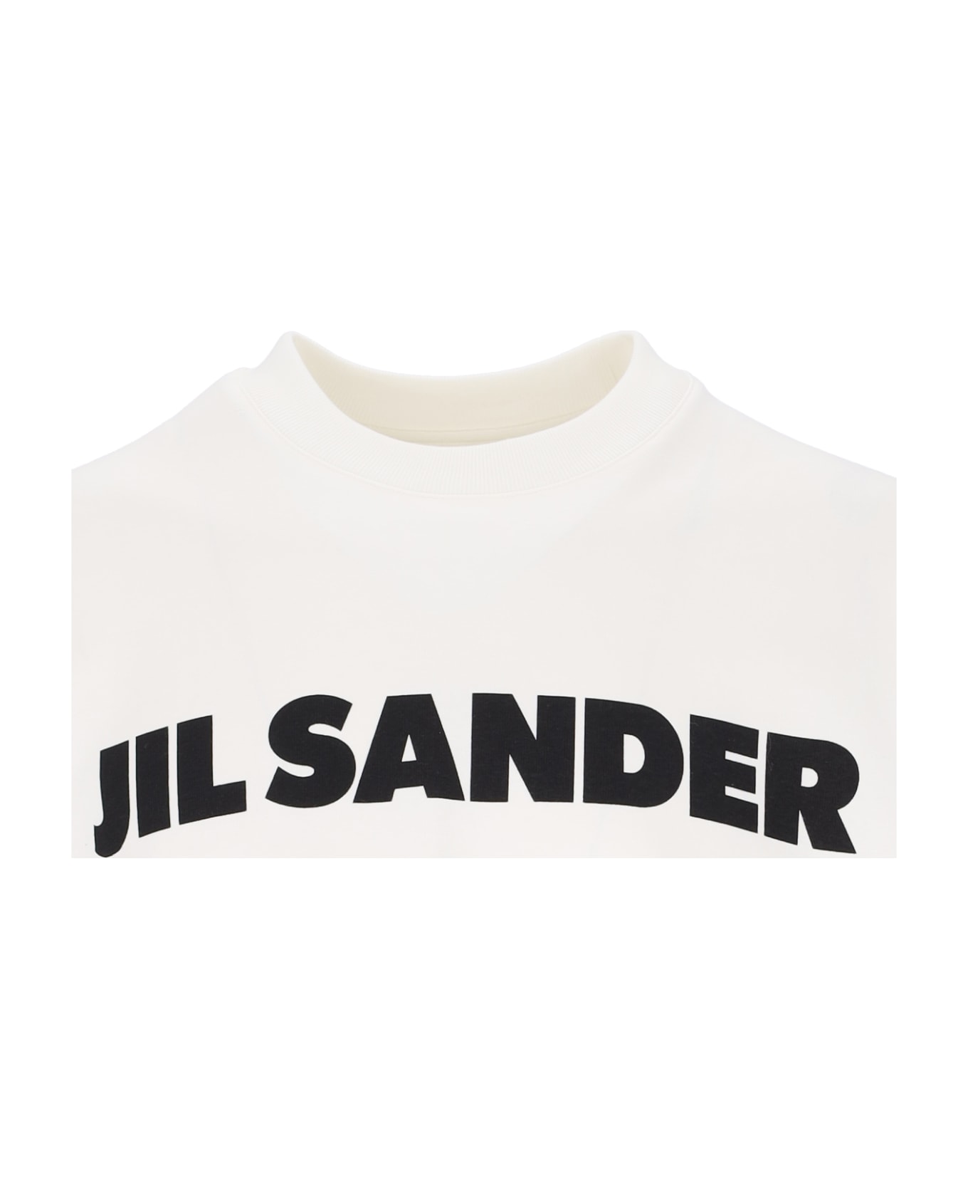 Jil Sander Logo Cotton T-shirt - White シャツ