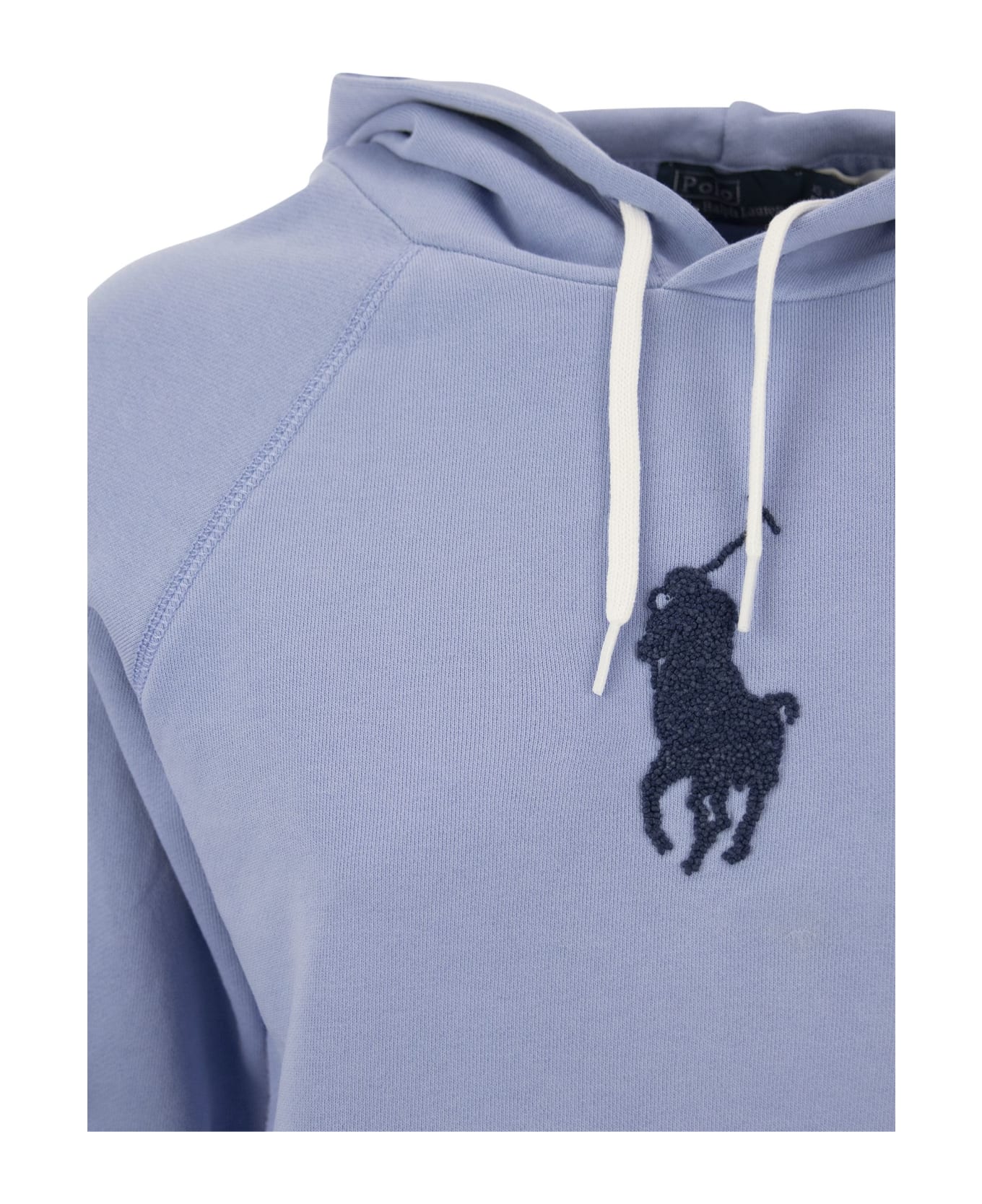Polo Ralph Lauren Big Pony Hoodie - Light Blue